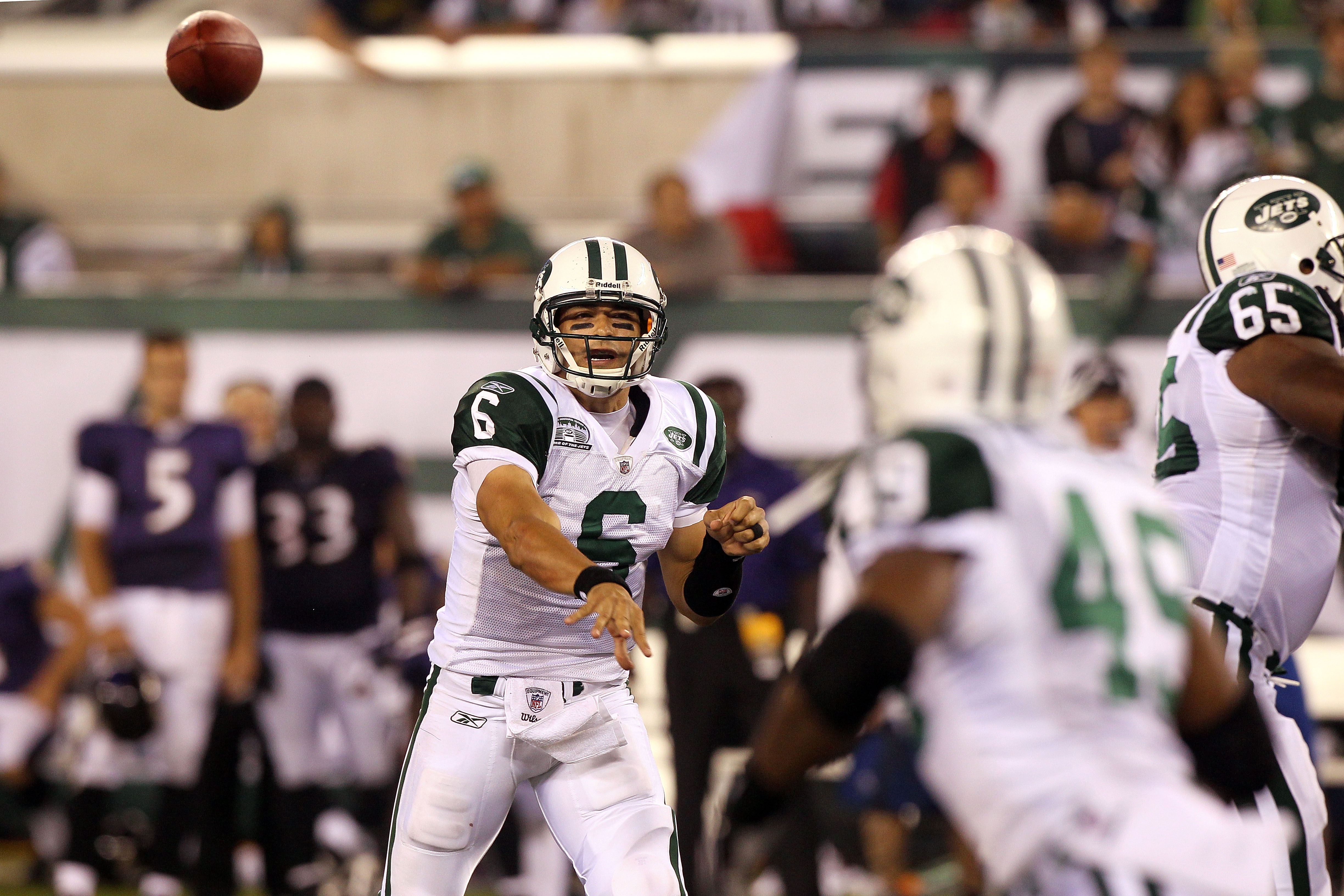 Mark Sanchez is the leader of a Jets' offense that continues to win games as they sit atop the AFC East