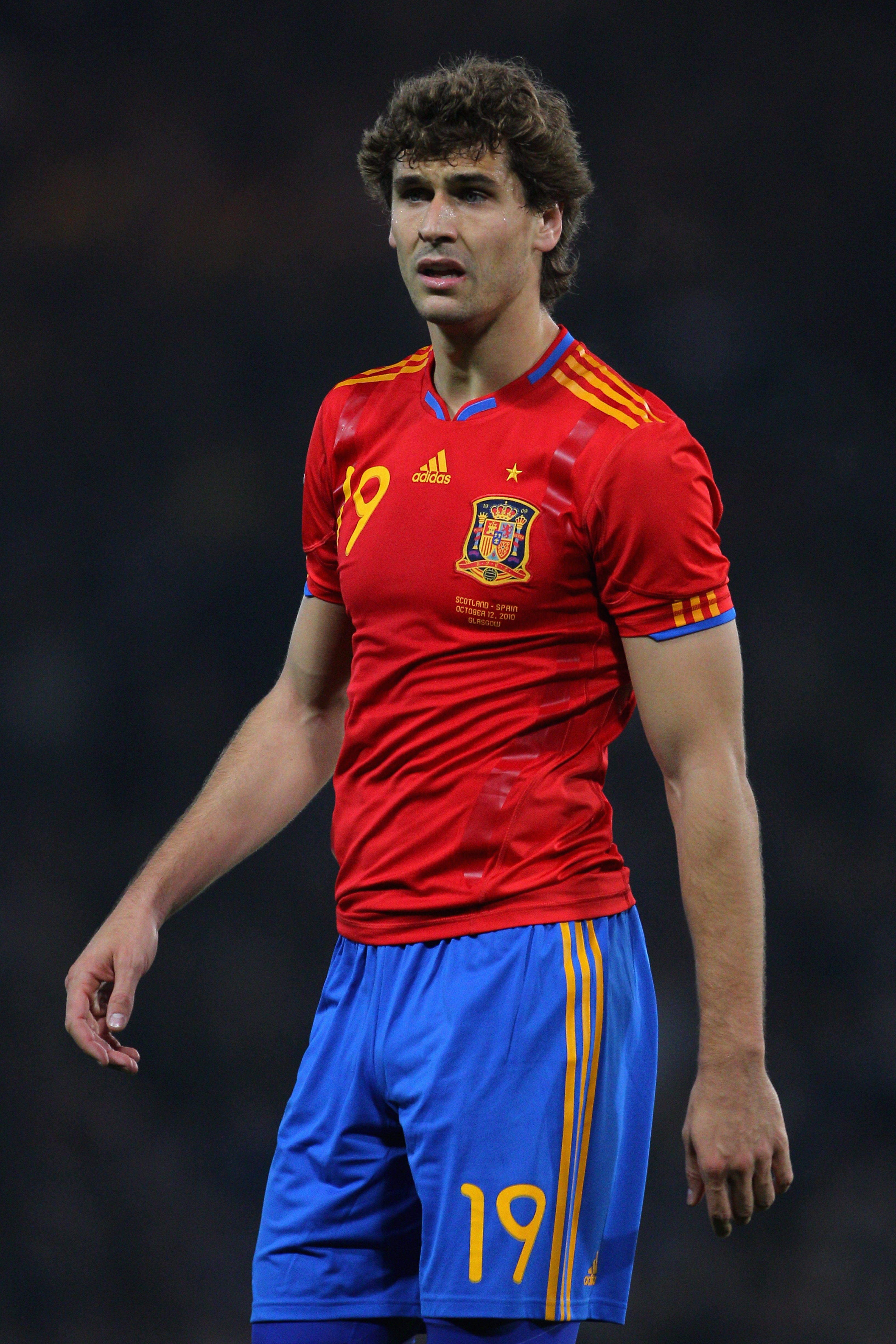 GLASGOW, SCOTLAND - OCTOBER 12:  Fernando Llorento of Spain during the UEFA EURO 2012 Group I qualifying match between Scotland and Spain at Hampden Park on October 12, 2010 in Glasgow, Scotland.  (Photo by Clive Rose/Getty Images)