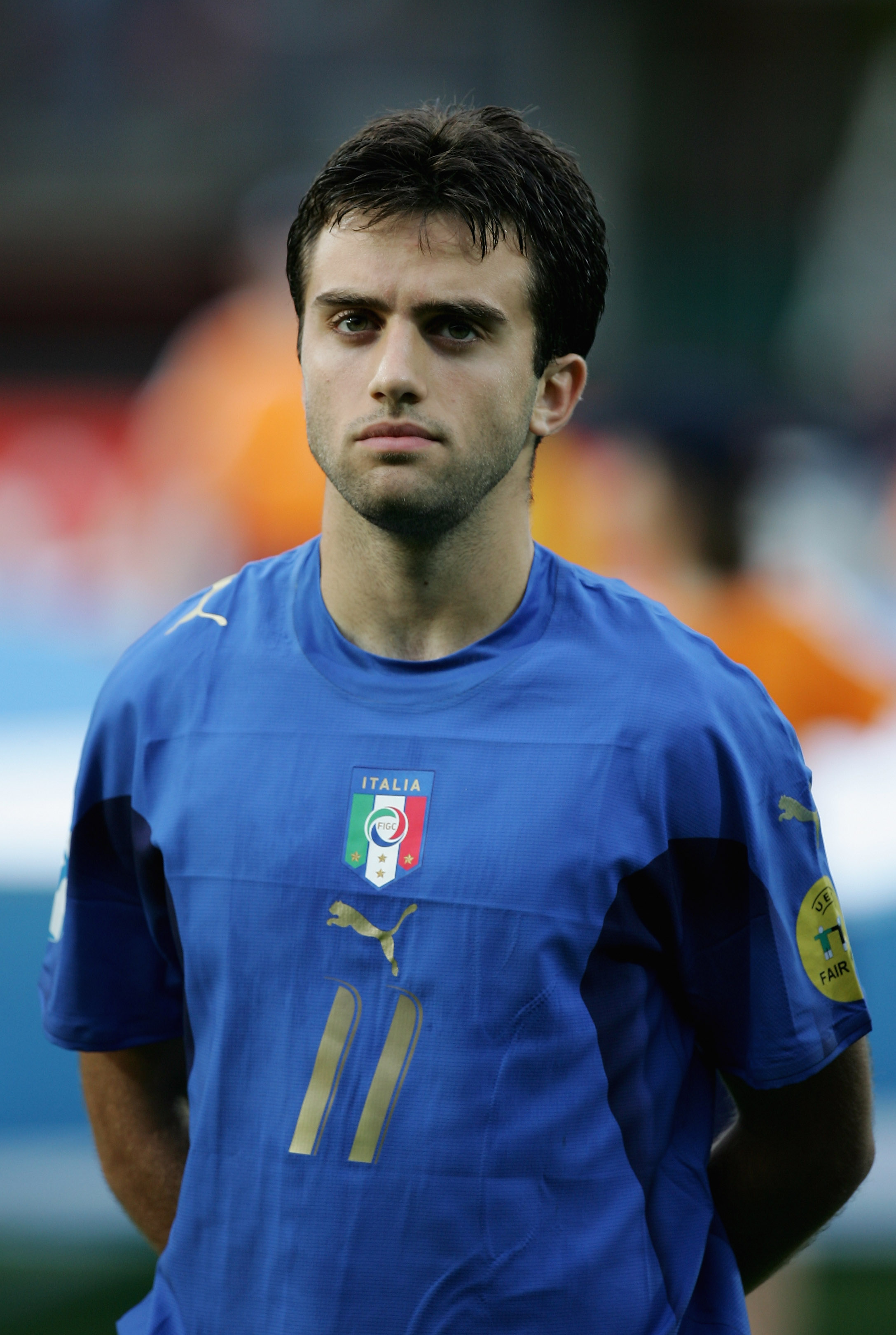 NIJMEGEN, NETHERLANDS - JUNE 21:  Guiseppe Rossi of Italy during the UEFA U21 Championship Olympic play-off match between Portugal U21 and Italy U21 at the Goffert Stadium on June 21, 2007 in Nijmegen, Netherlands.  (Photo by Christopher Lee/Getty Images)