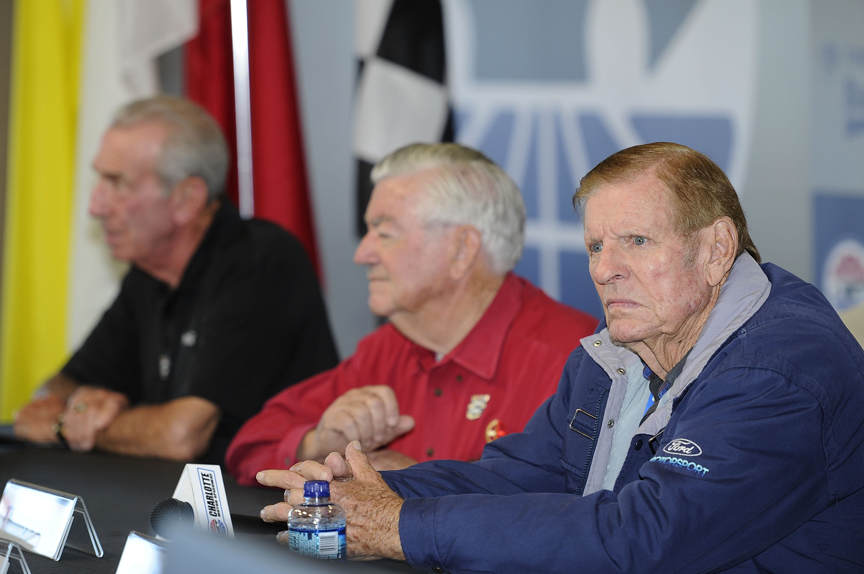 (From left to right) Ned Jarrett, Bobby Allison, and Bud Moore are three of the five 2011 inductees for the NASCAR Hall of Fame.