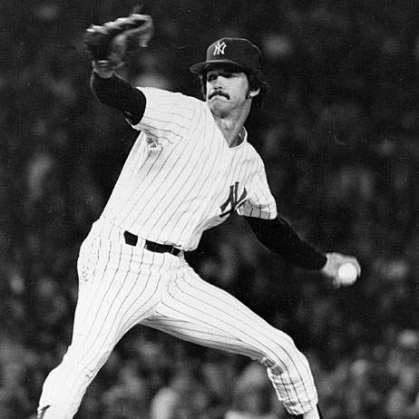 New York Yankee Legends: Ron Guidry's #49 retired cementing his