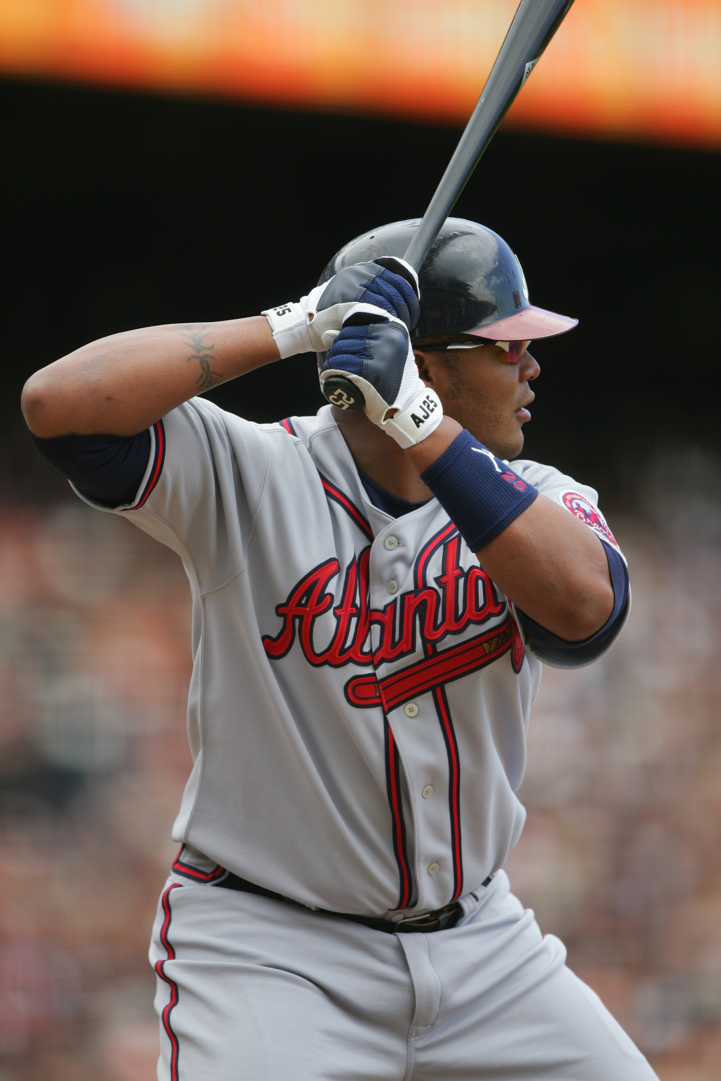 Cody Ross Wears Five-Year-Old Son's Baseball Pants During Batting