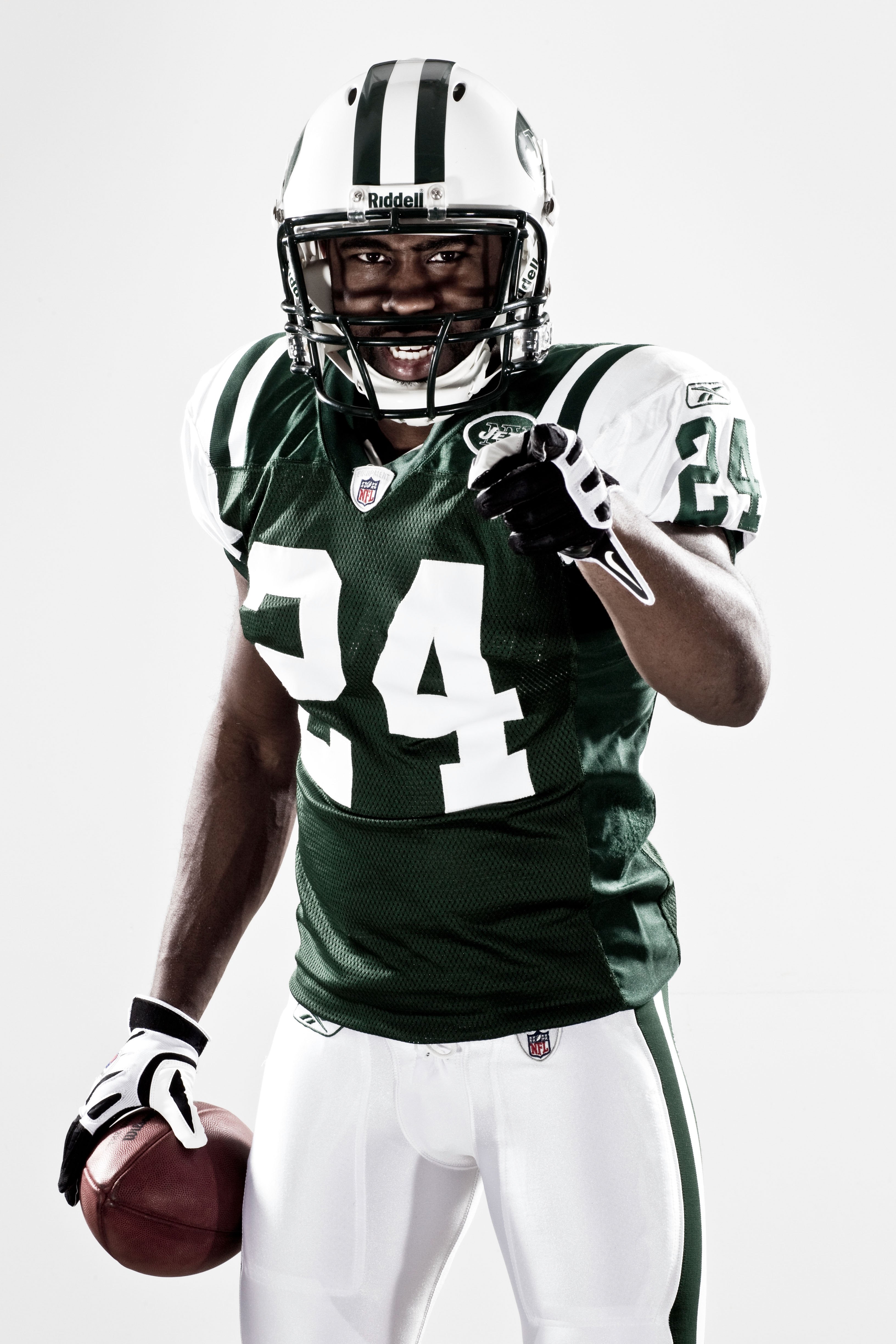 NEW YORK - MARCH 16:  New York Jets Darrelle Revis poses for a portrait on March 16, 2010 in New York, New York.  (Photo by Chris McGrath/Getty Images)