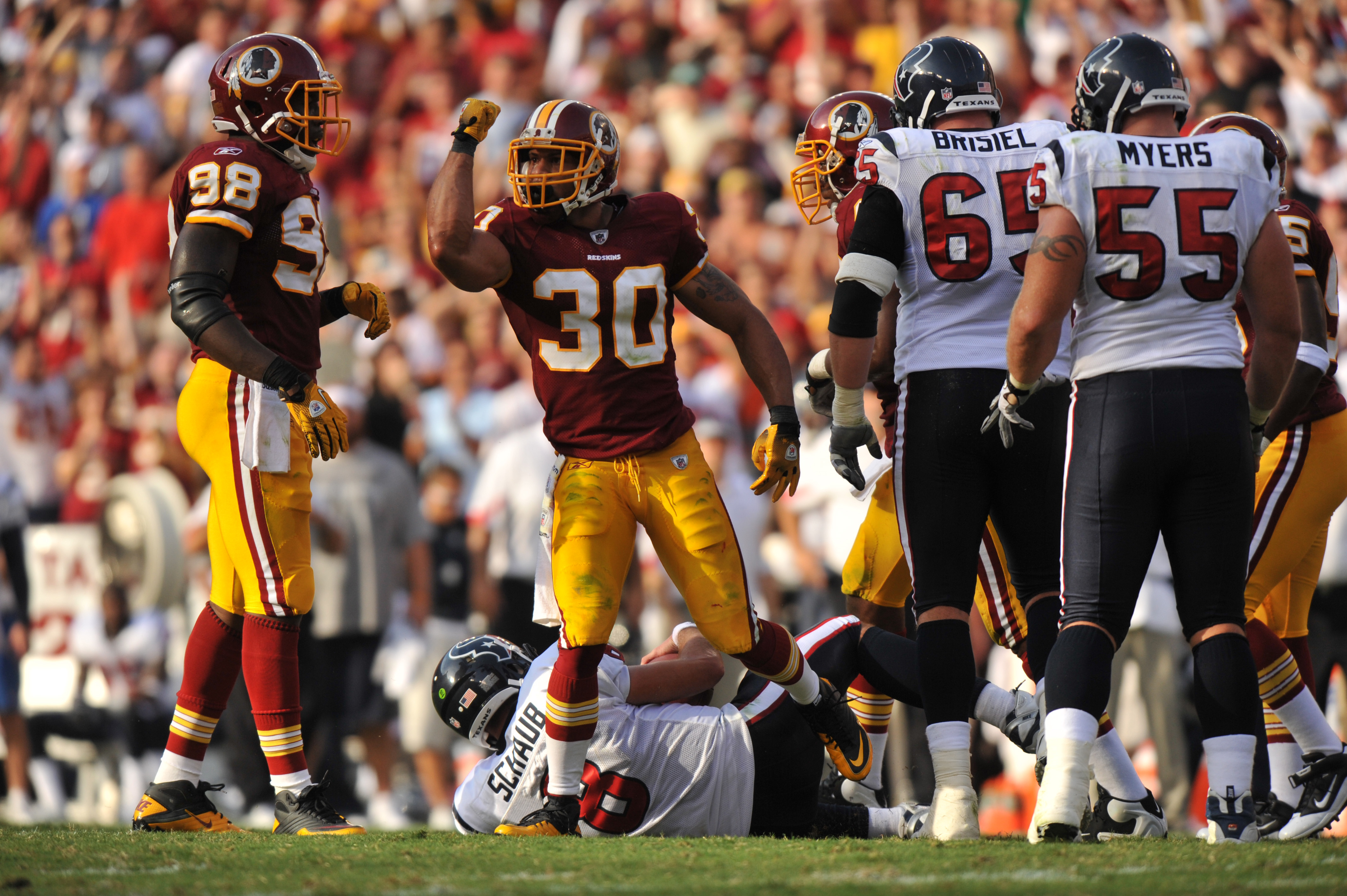 Landover, MD, USA. 16th Sep, 2018. Washington Redskins TE #85