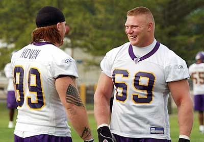 Brock Lesnar's Tryout Was The Perfect Prelude For the 2004 Vikings