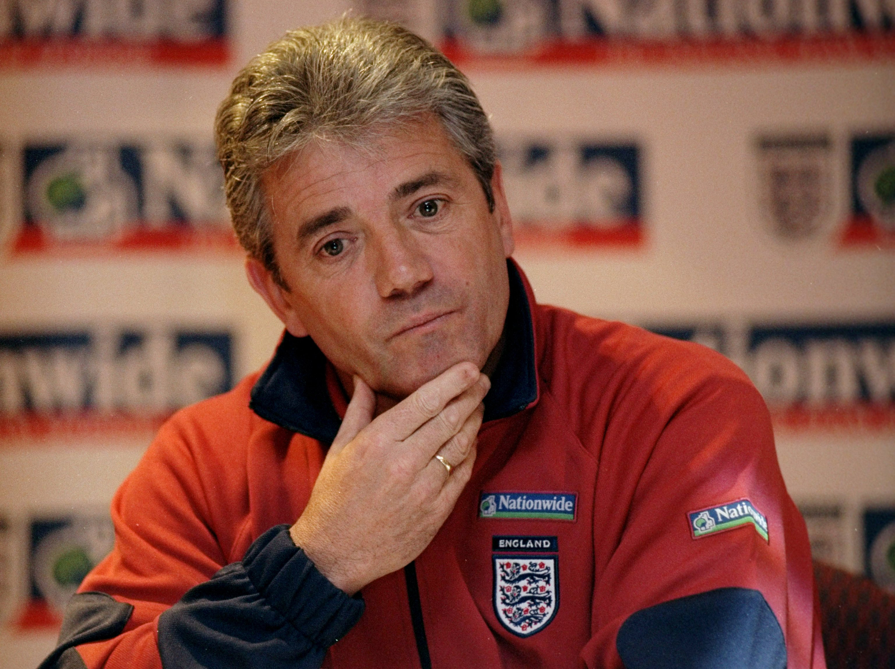 17 Feb 2000:  England Manager Kevin Keegan talks to the press after announcing the England squad to play Argentina in the forthcoming international friendly match at a press conference at the Metropole Hotel, London. \ Mandatory Credit: Tom Shaw /Allsport