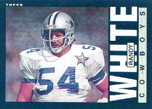 54 RANDY WHITE Dallas Cowboys NFL LB/DT Blue TG Throwback Jersey