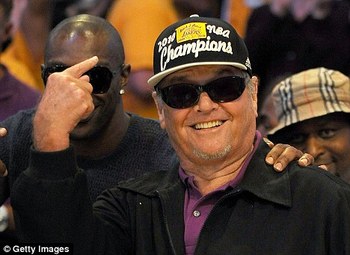 Jack Is Back' At Lakers Games - As In NJ's Own Jack Nicholson