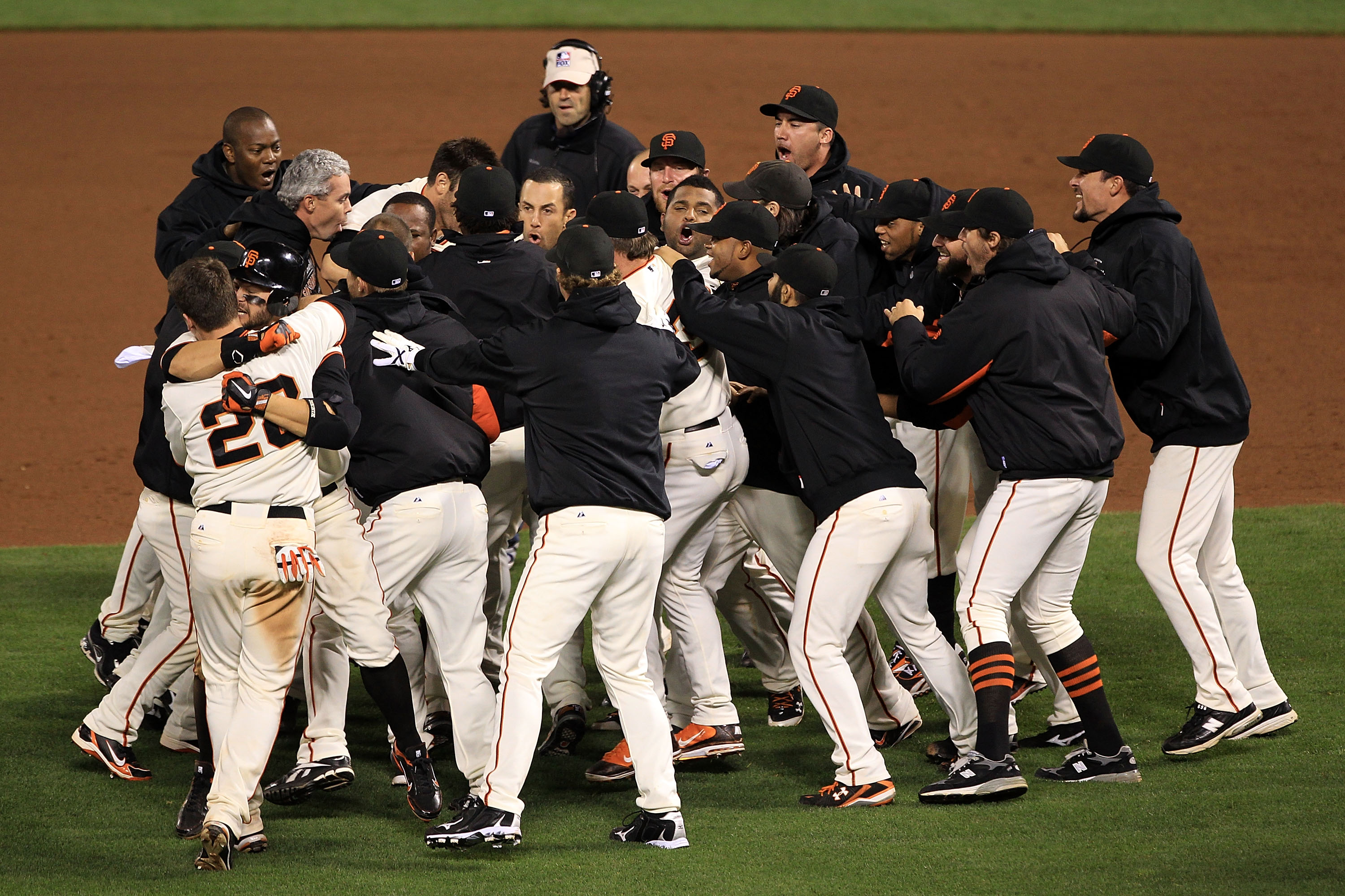 San Francisco Giants NLCS Celebration Photos