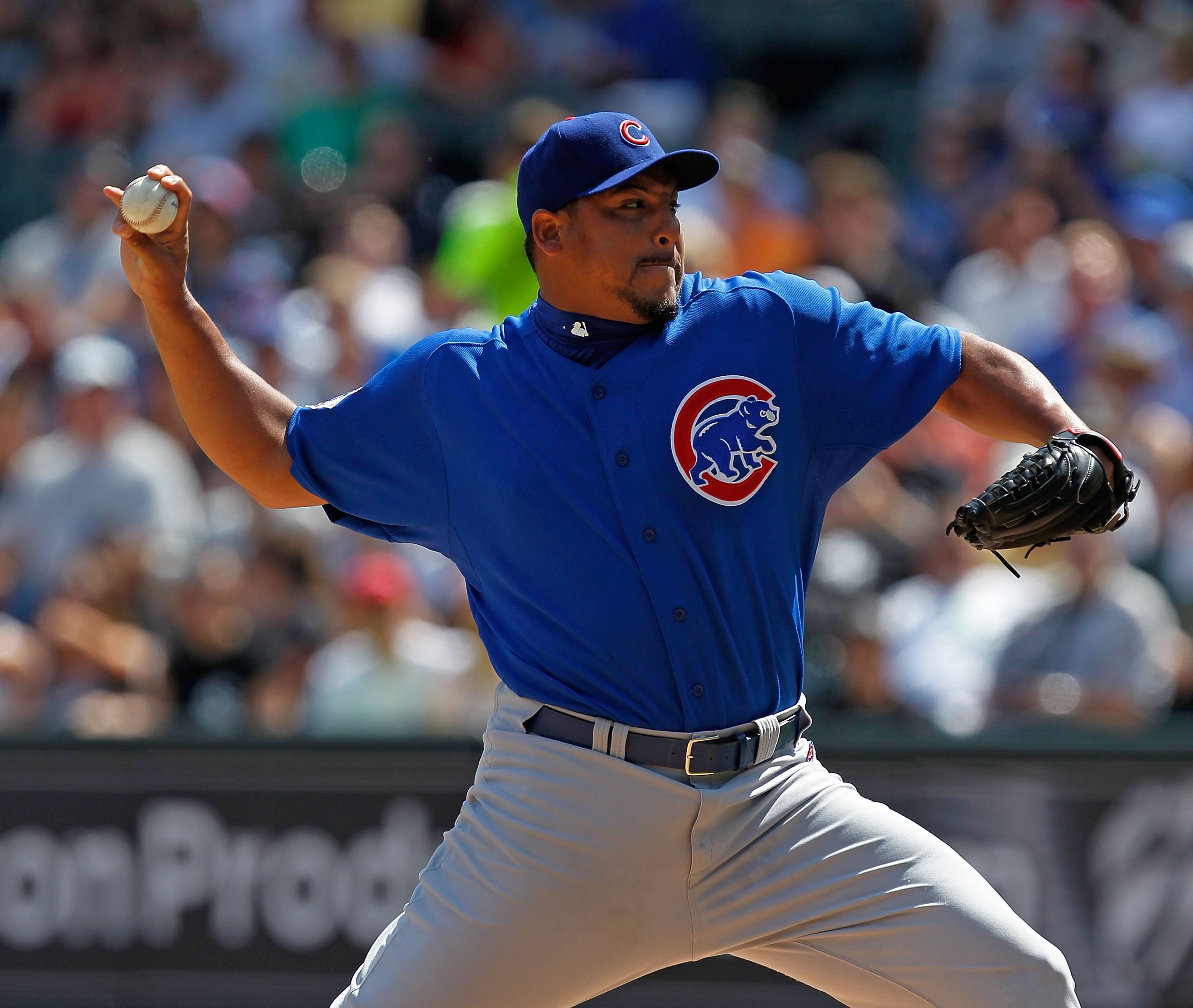 Carlos Zambrano is a big, strong and violent man. He would give the Bears' o-line some much needed aggressiveness.