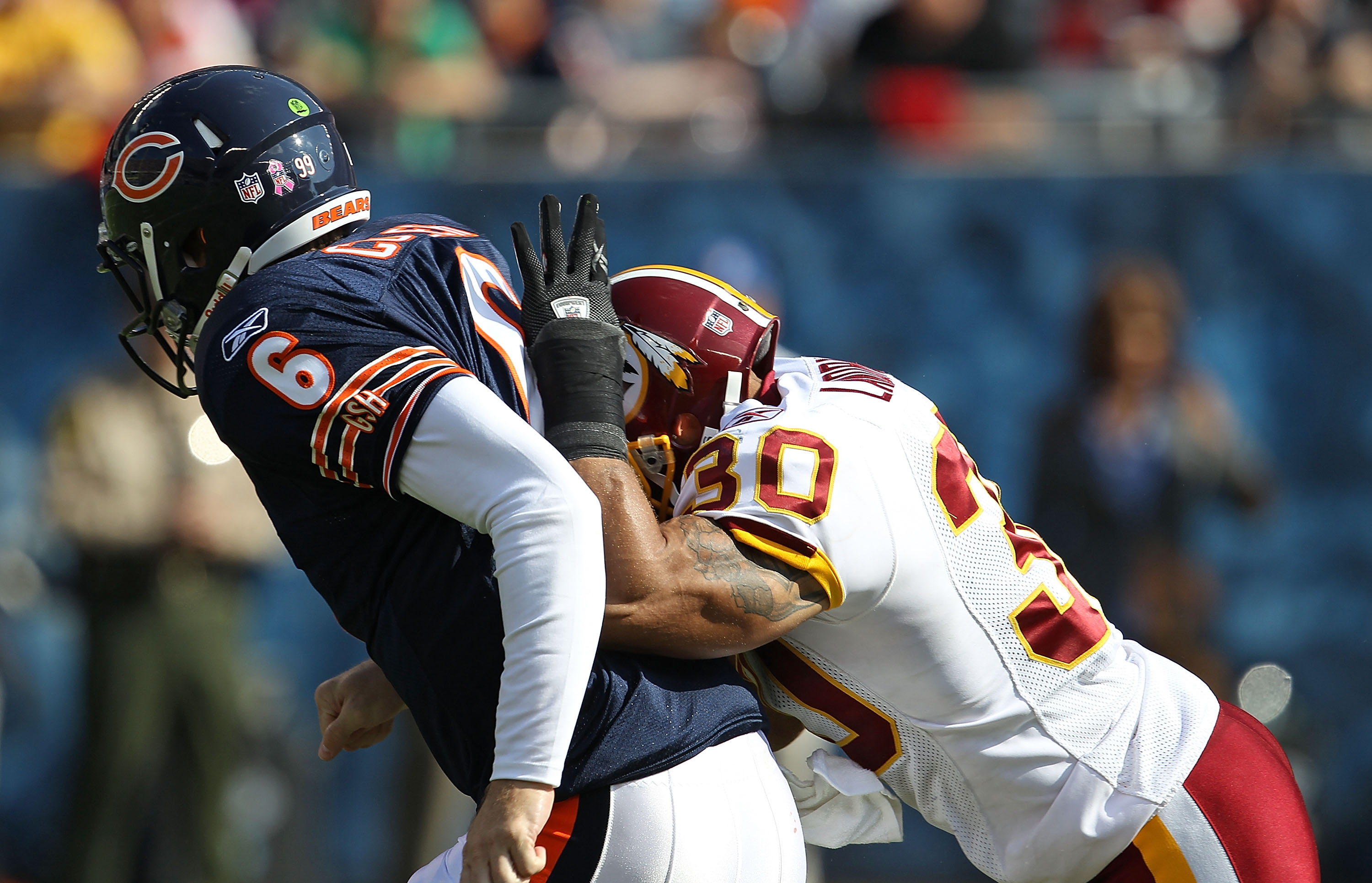 Chicago Bears Locker Room Altercation Occurred After Redskins Loss