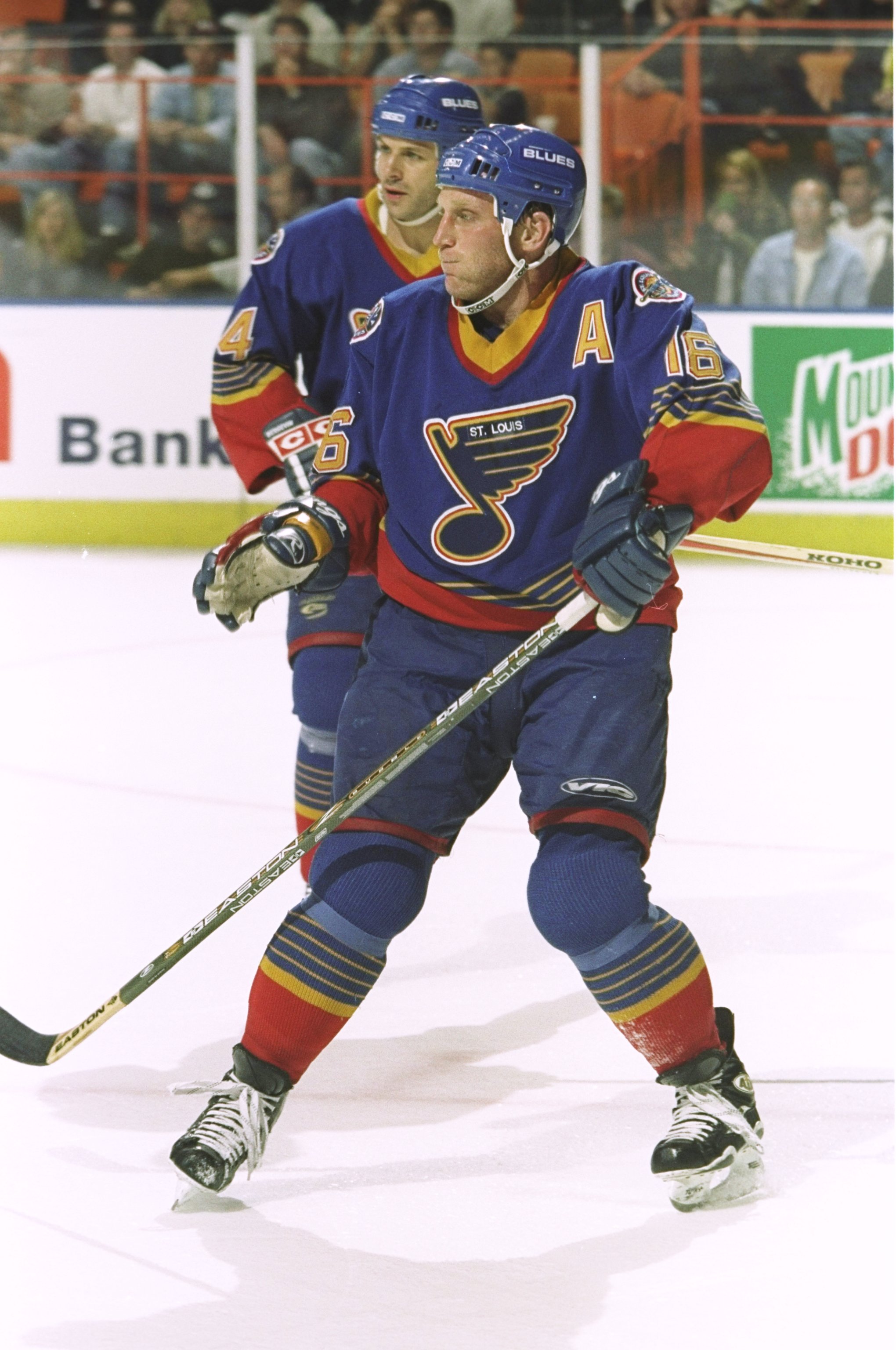 Brett Hull's 1996-97 St. Louis Blues 500th Goal Game-Worn