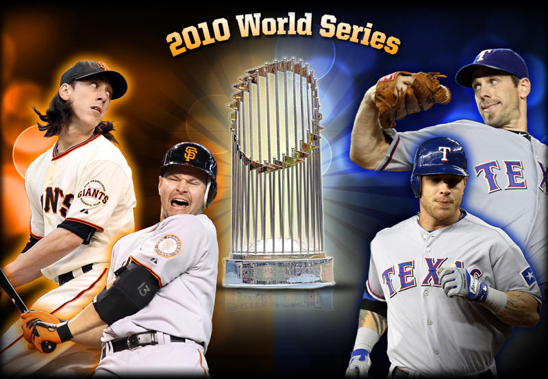 2010 World Series Texas Rangers v San Francisco Giants Commemorative Baseball 