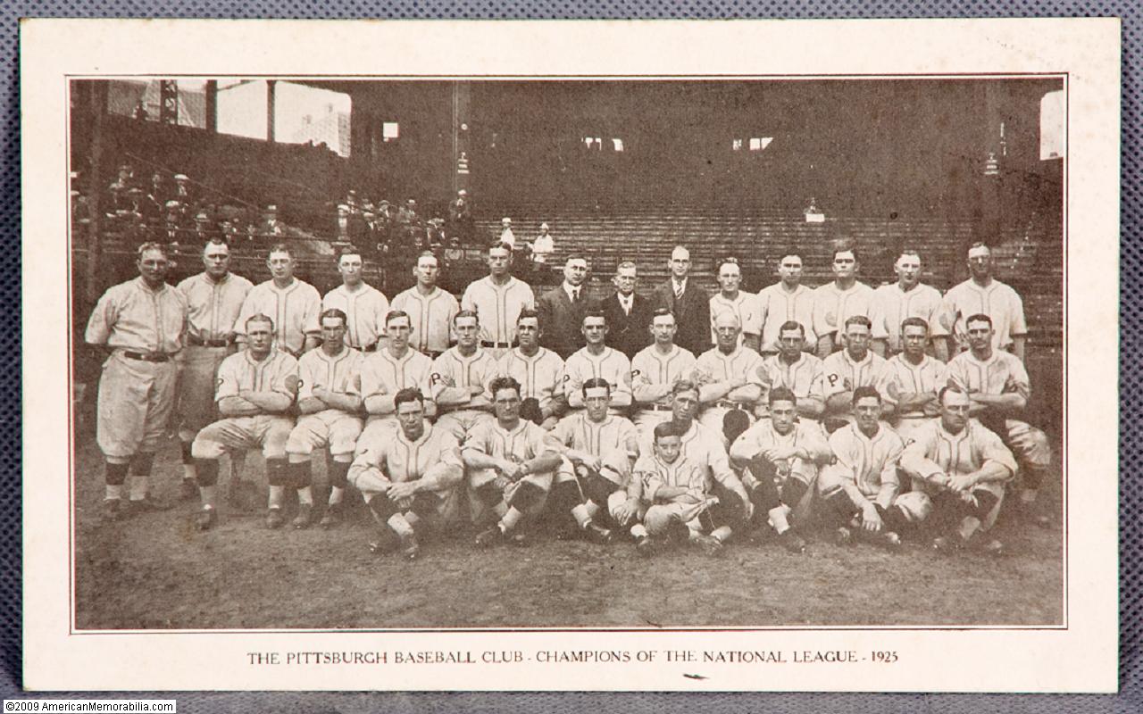 Pittsburgh Pirates 1925 World Series Champions