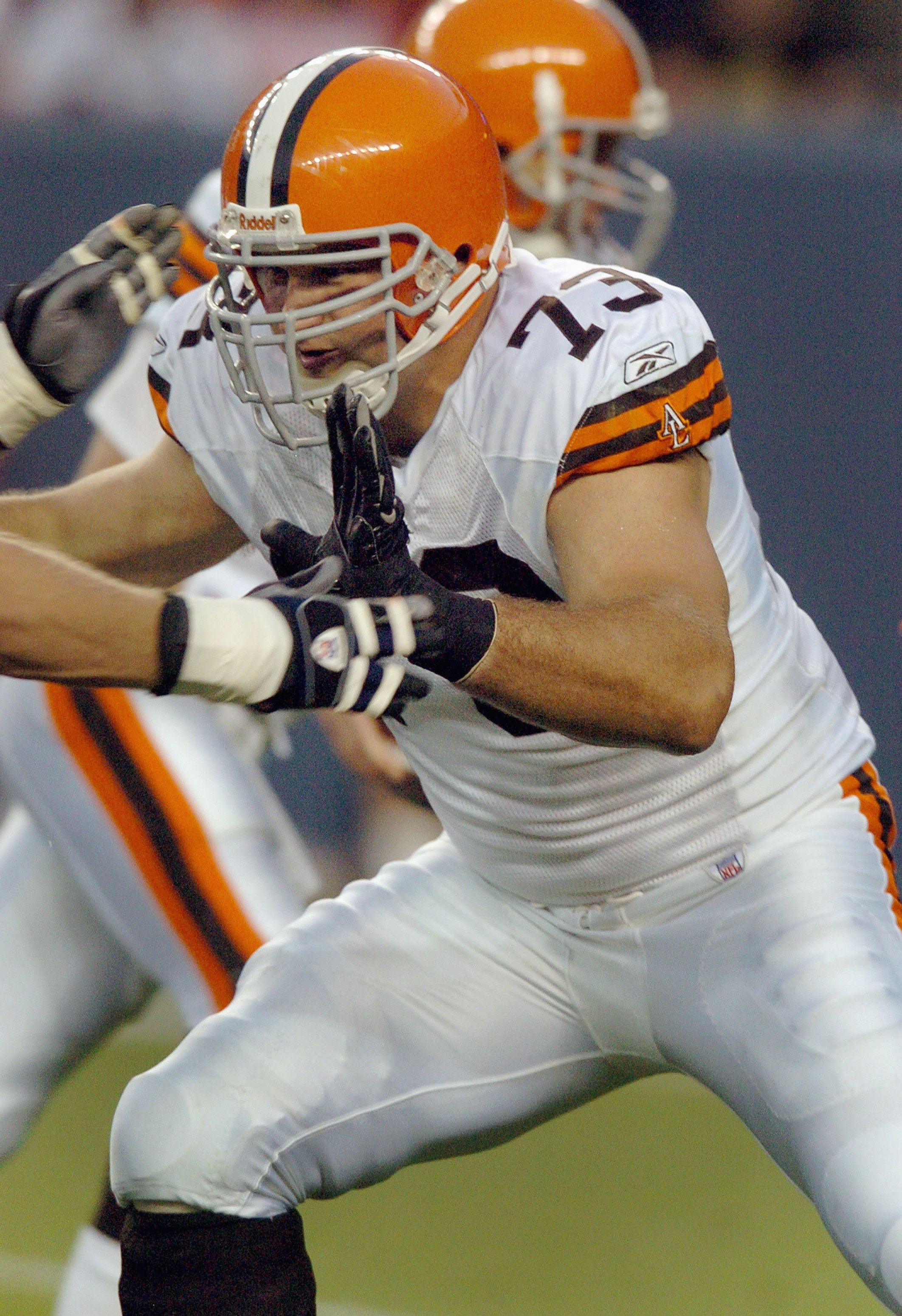 Cleveland Browns offensive tackle Joe Thomas (73) battles with Green Bay  Packers defensive tackle B.J. Raji (