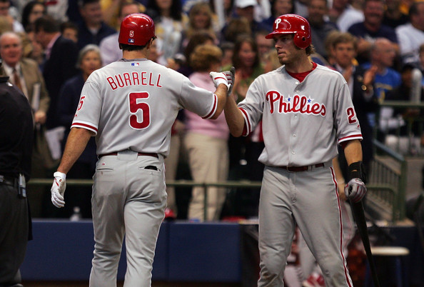 2008 NLDS Game 2: Brett Myers Walk + Shane Victorino Grand Slam, First  Myers walks, then Victorina hits a grand slam in game 2 of the 2008 NLDS., By Philadelphia Phillies Highlights