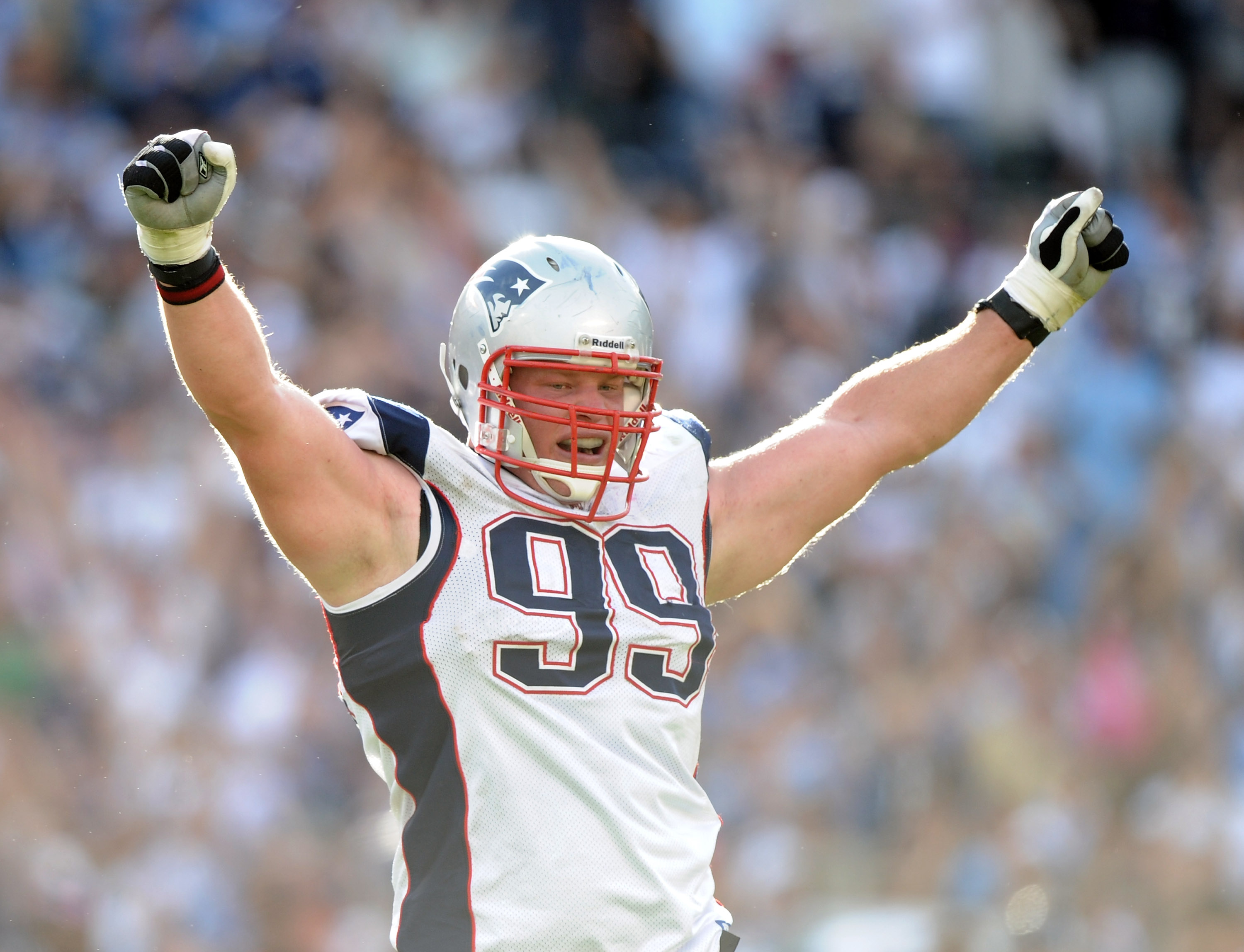 24 October 2010: Patriots (99) Mike Wright during an NFL game between the  New England Patriots