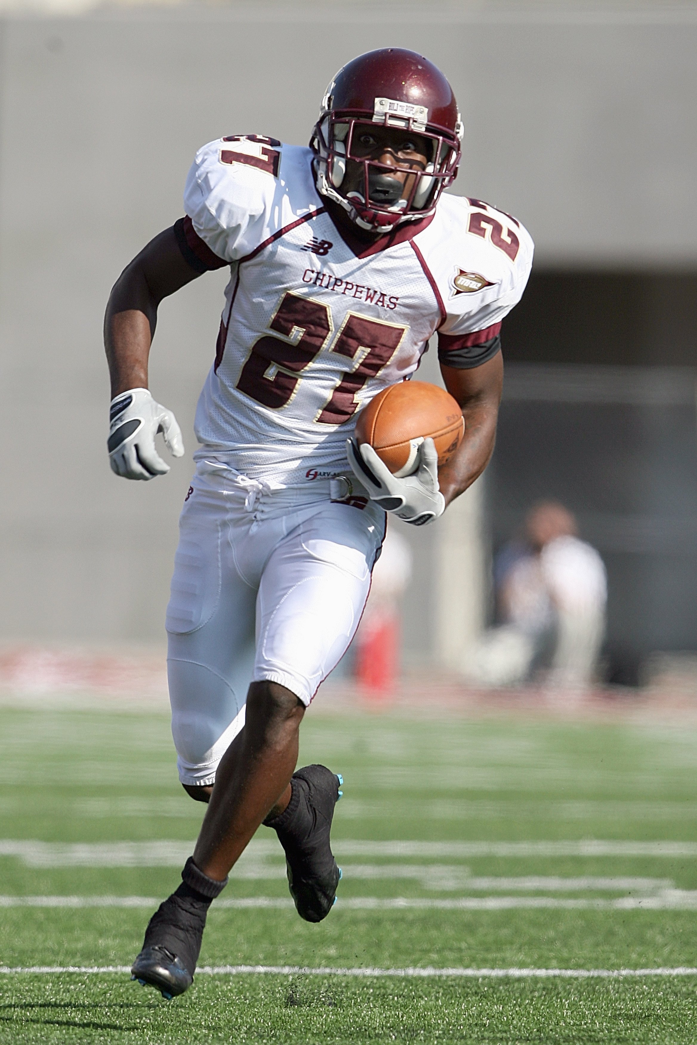 Central Michigan Chippewas #27 Antonio Brown Football Jersey - Top