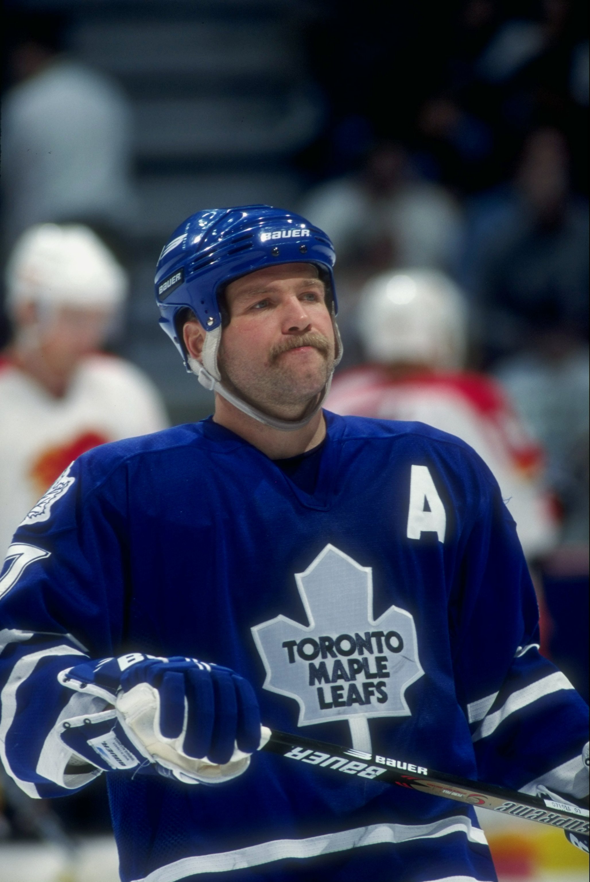 Maple Leafs' Wendel Clark was No. 1 with a mullet