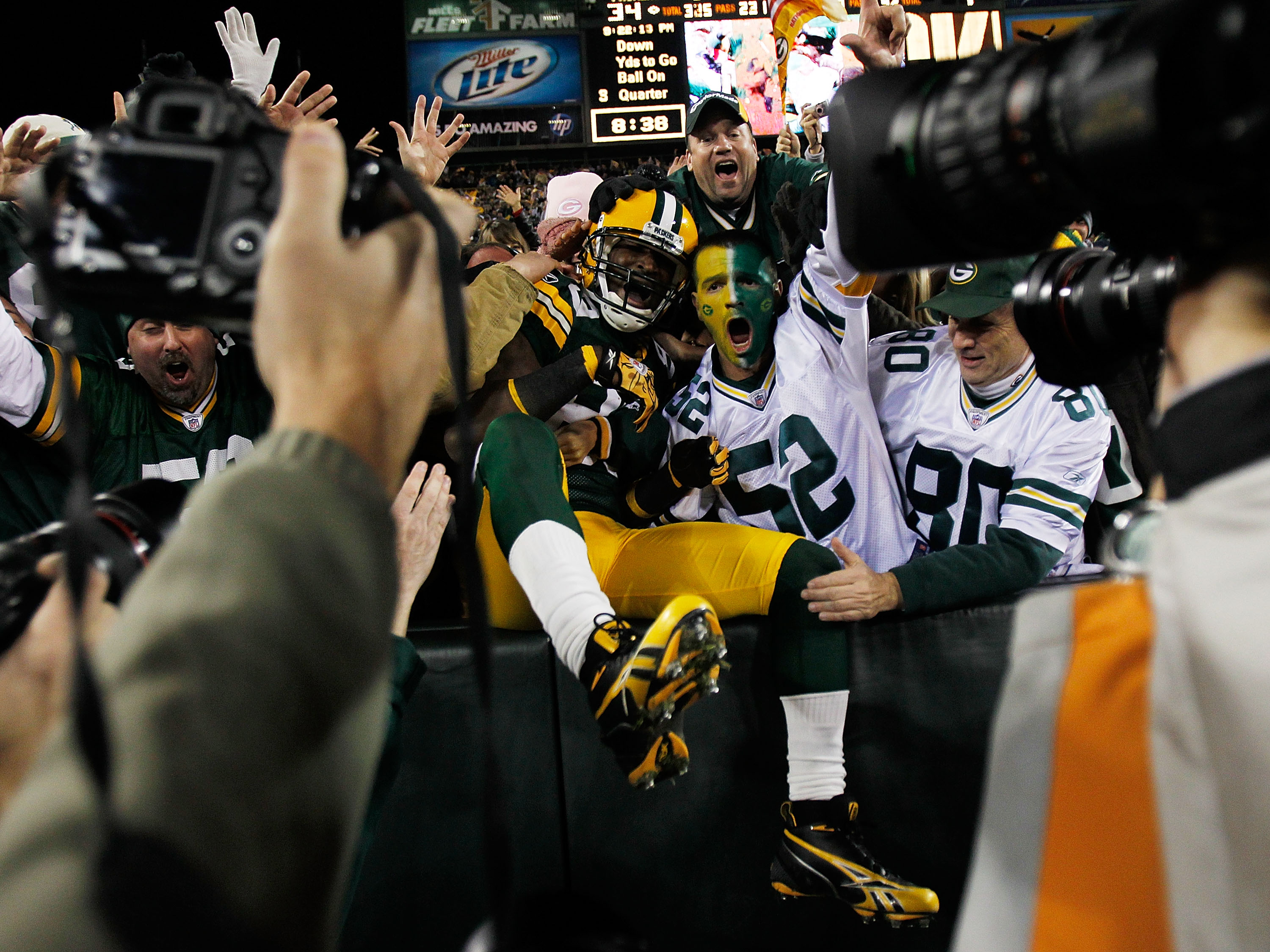 Nov. 7, 2010 -- Packers 45, Dallas 7 (Lambeau Field, Green Bay)