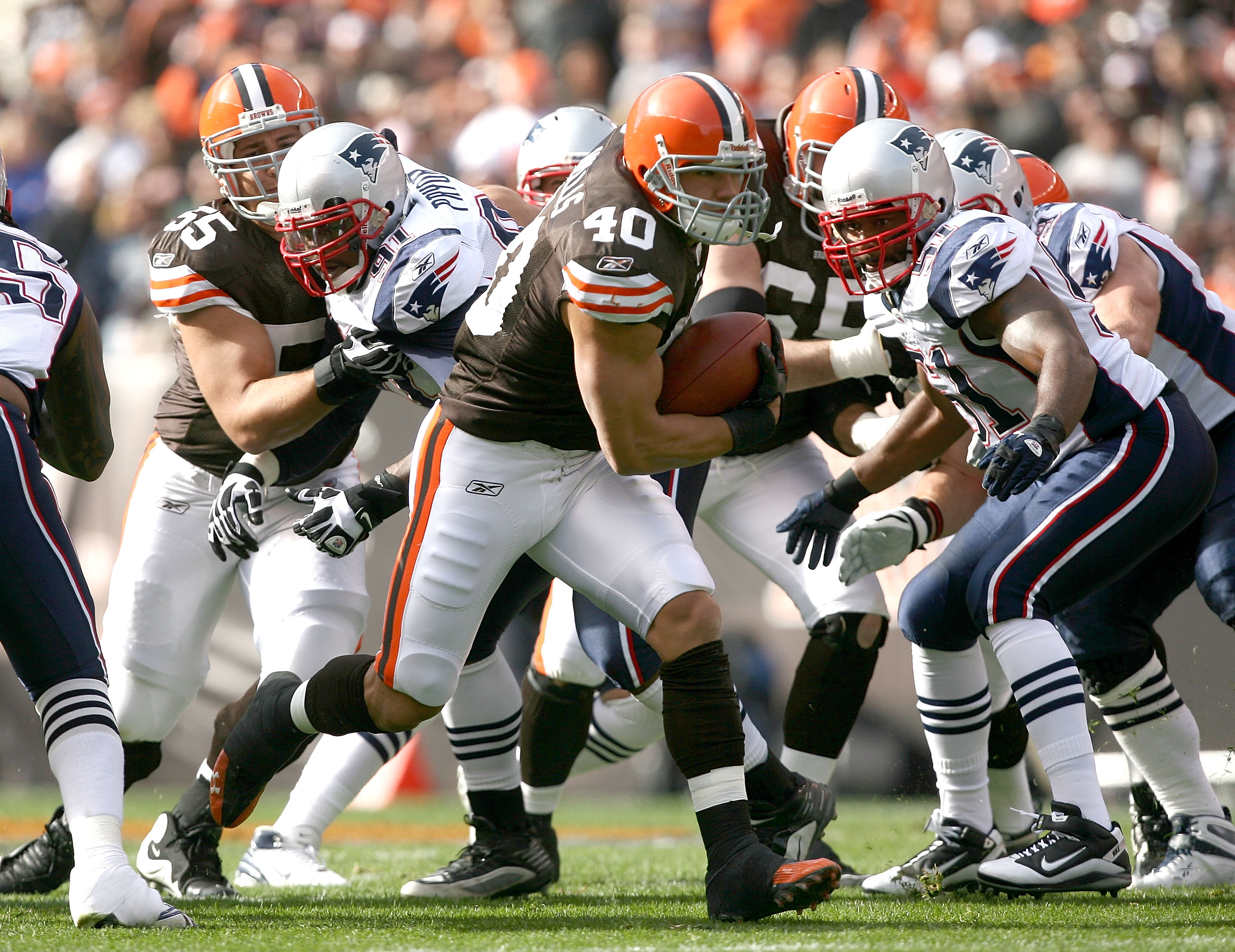 Peyton Hillis Leads the Most Shocking Upset! (Patriots vs. Browns