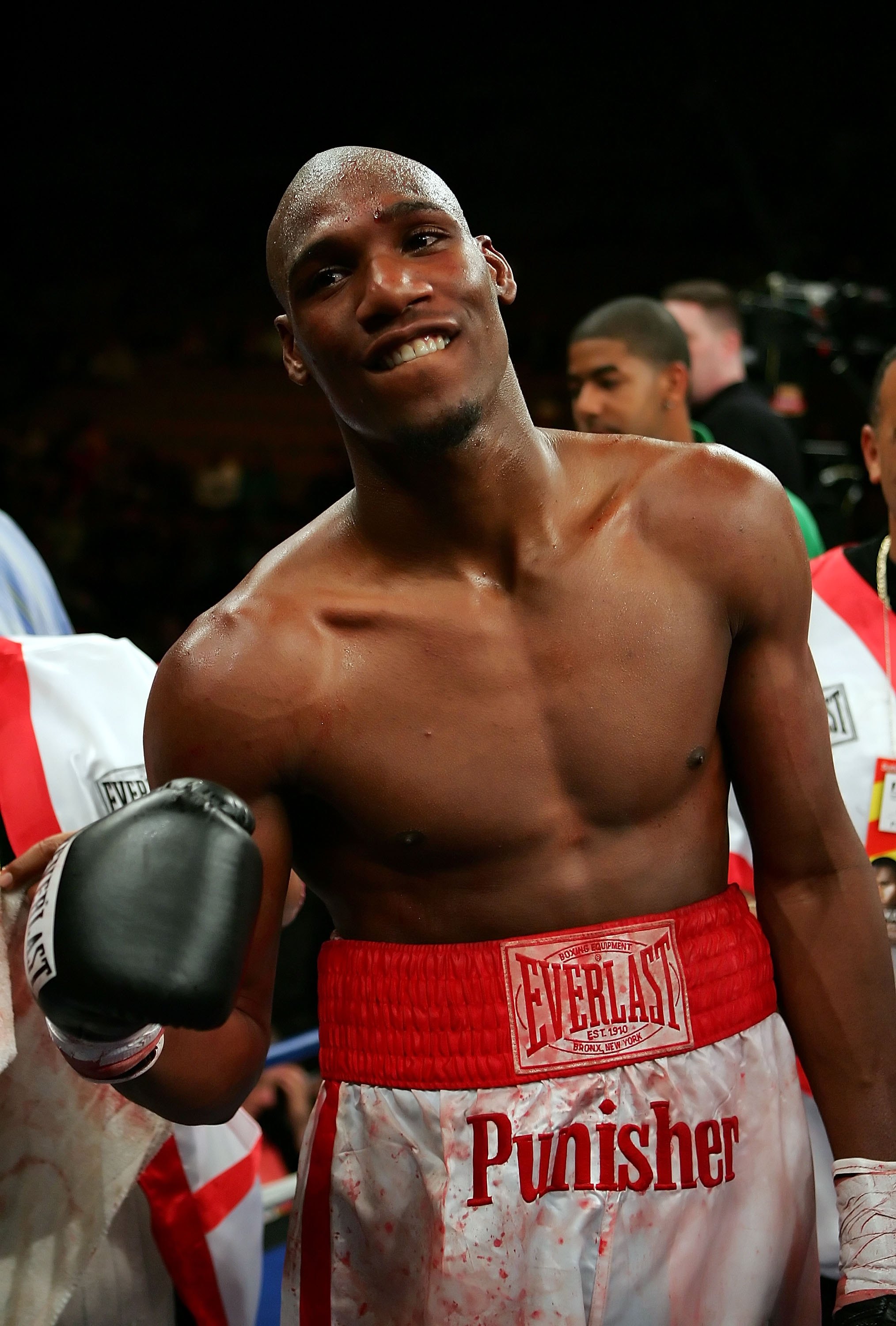 LAS VEGAS - NOVEMBER 04: Paul Williams poses after his fight against Santos Pakau of New Zealand after their welterweight fight at the Mandalay Bay Events Center November 4, 2006 in Las Vegas, Nevada. Williams won by TKO in the 7th round. (Photo by Etha