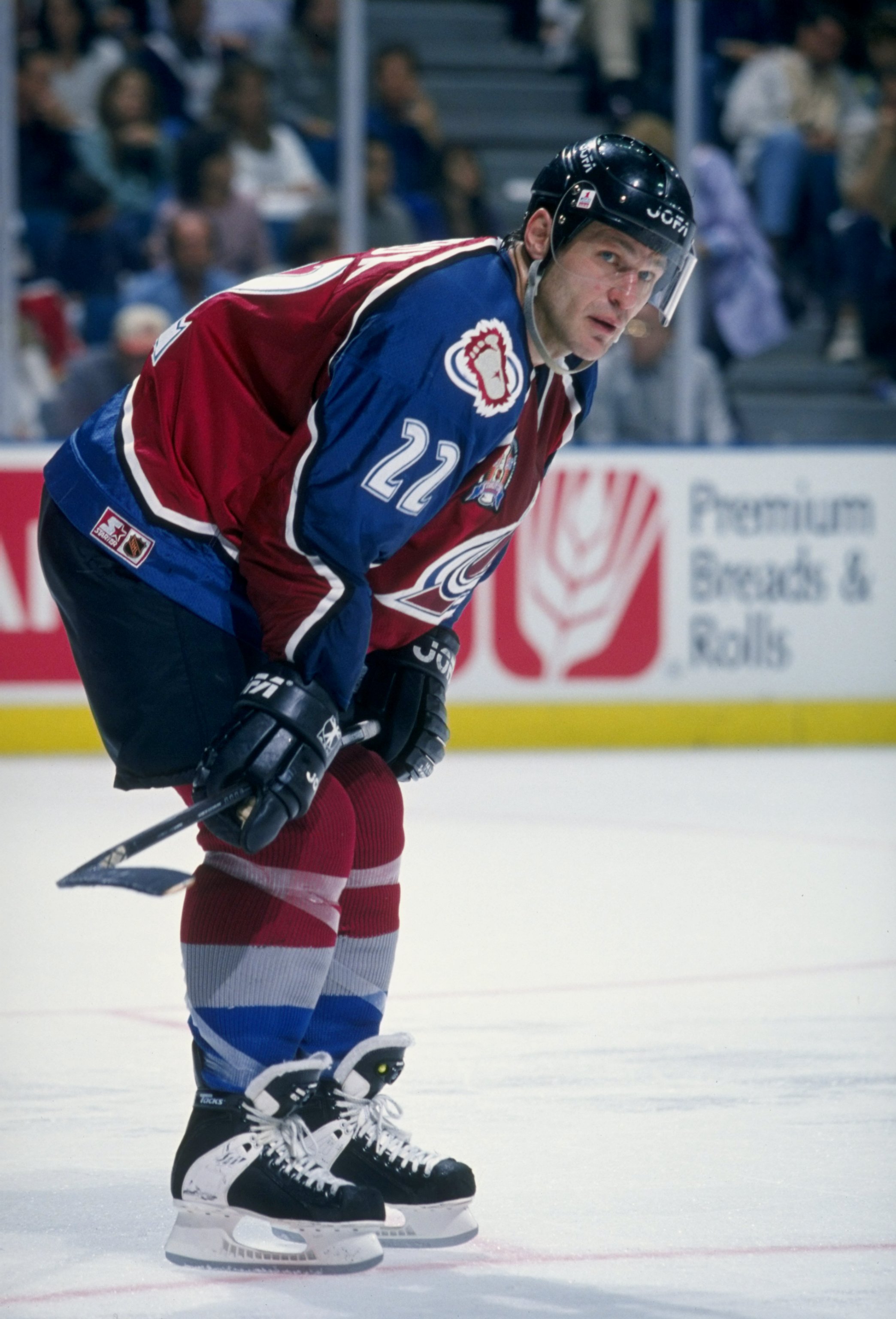 8 Jun 1996:  Right wing Claude Lemieux of the Colorado Avalanche in action during a playoff game against the Florida Panthers at the Miami Arena in Miami, Florida.  The Avalanche won the game 3-2. Mandatory Credit: Robert Laberge/Allsport