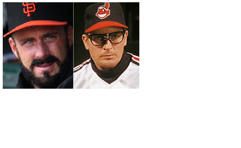 Wild Thing Rick Vaughn MIRRORED Sun Glasses  