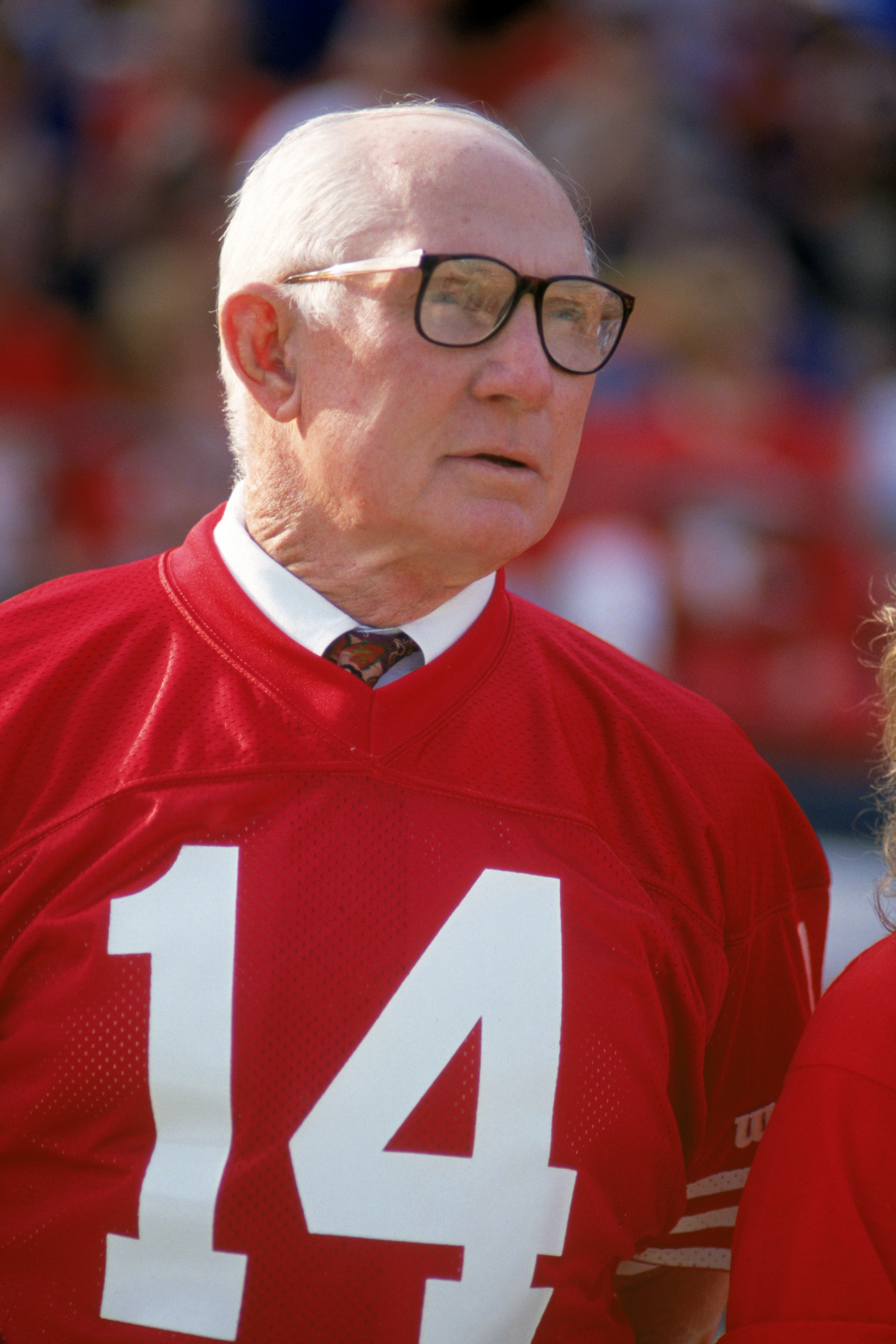 Y.A. Tittle Is Honored At Candlestick Park