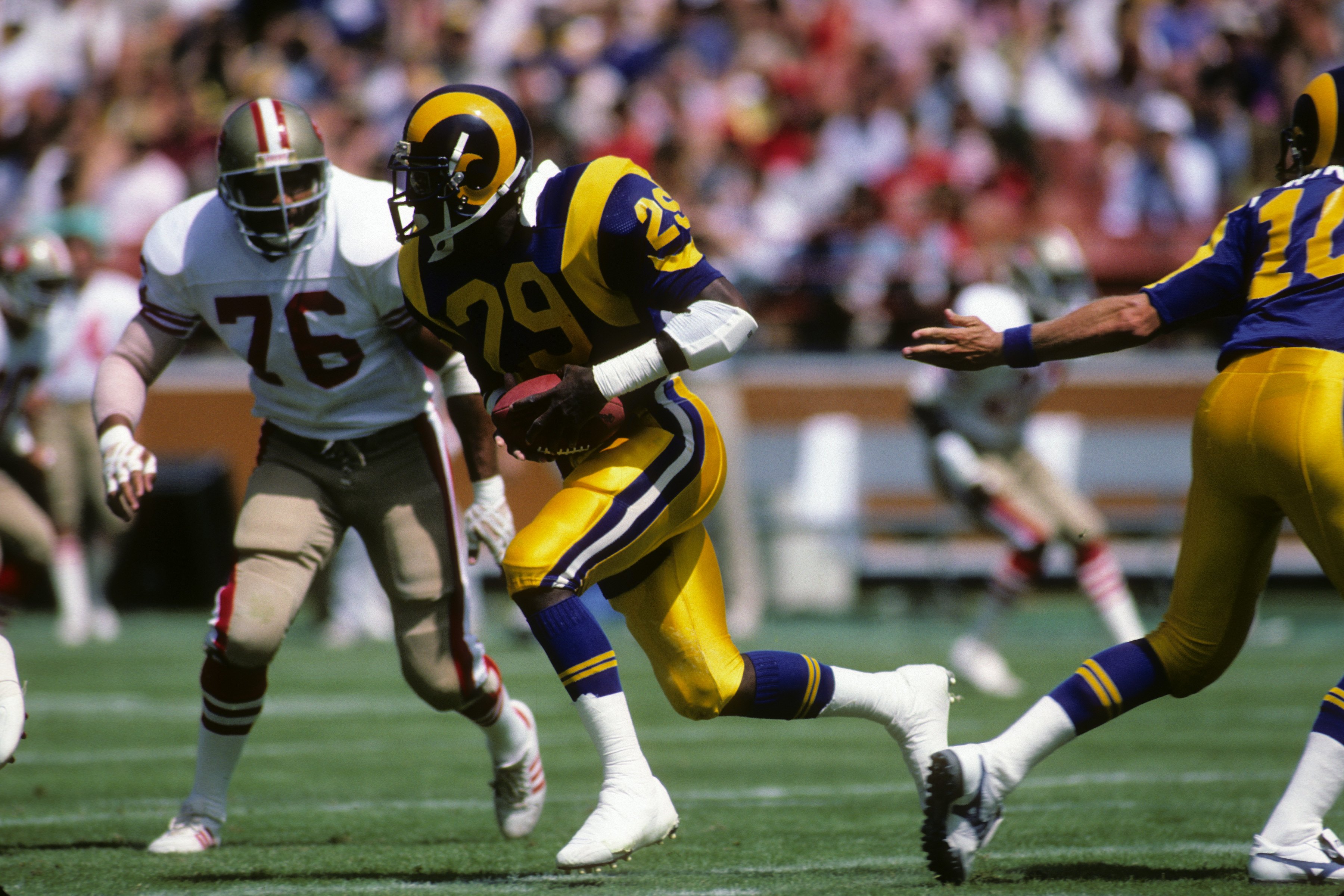 1980s Eric Dickerson No 29 Retired Number Los Angeles Rams by