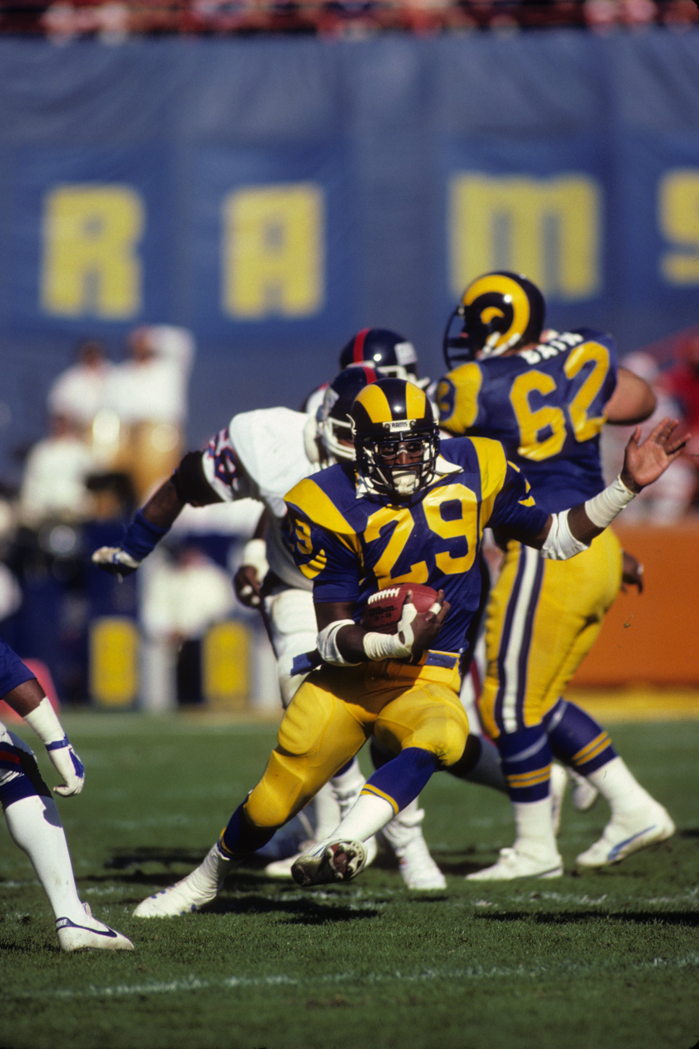 1980s Eric Dickerson No 29 Retired Number Los Angeles Rams by