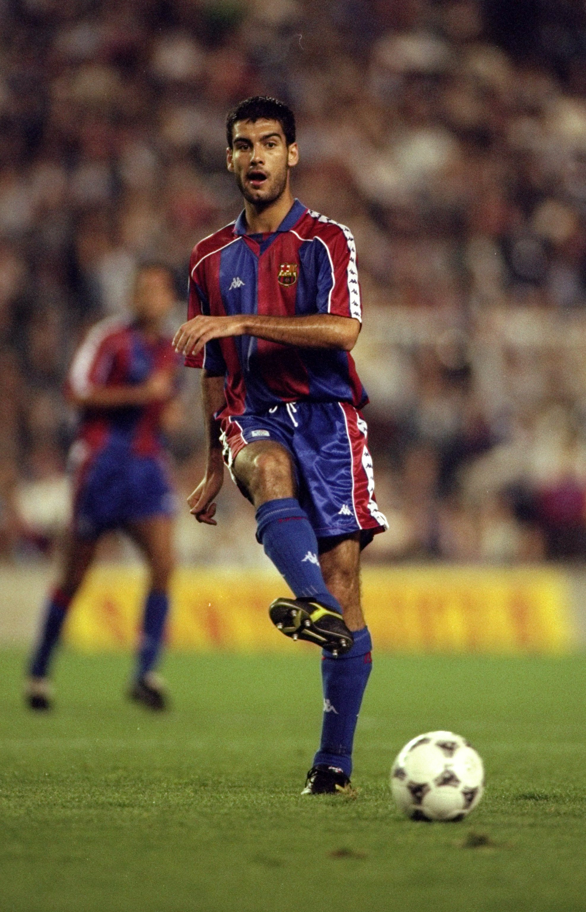 24 Sep 1994:  Josep Guardiola of Barcelona. \ Mandatory Credit: Clive  Brunskill/Allsport