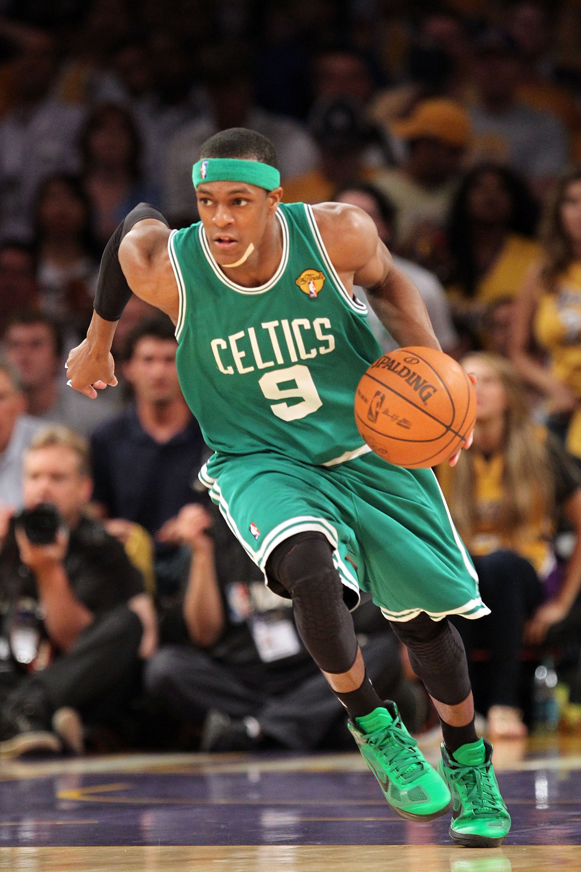Rajon Rondo has an arsenal of dribble moves including the crossover.