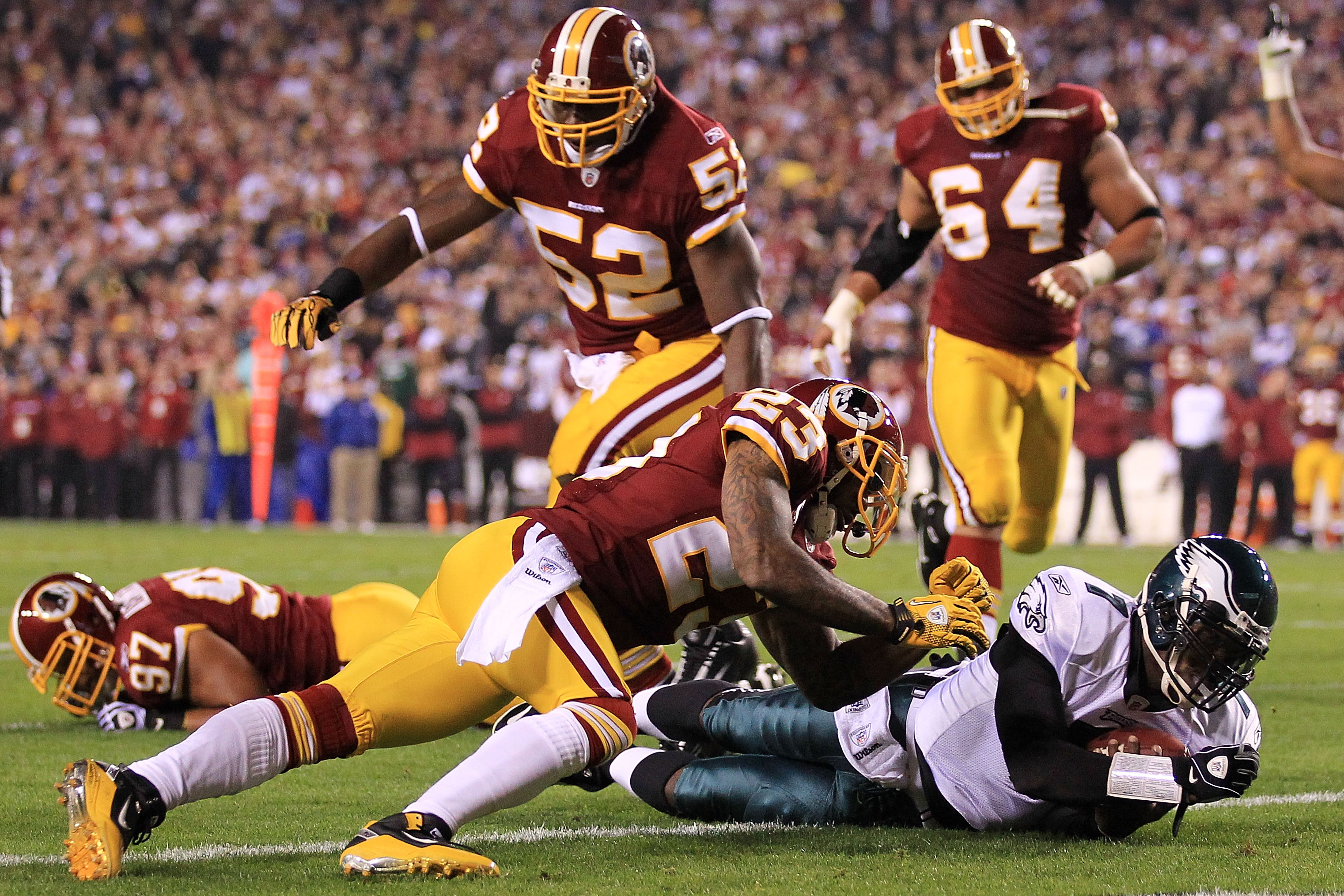 Vick, Eagles lead Redskins 59-21 after 3rd quarter - The San Diego