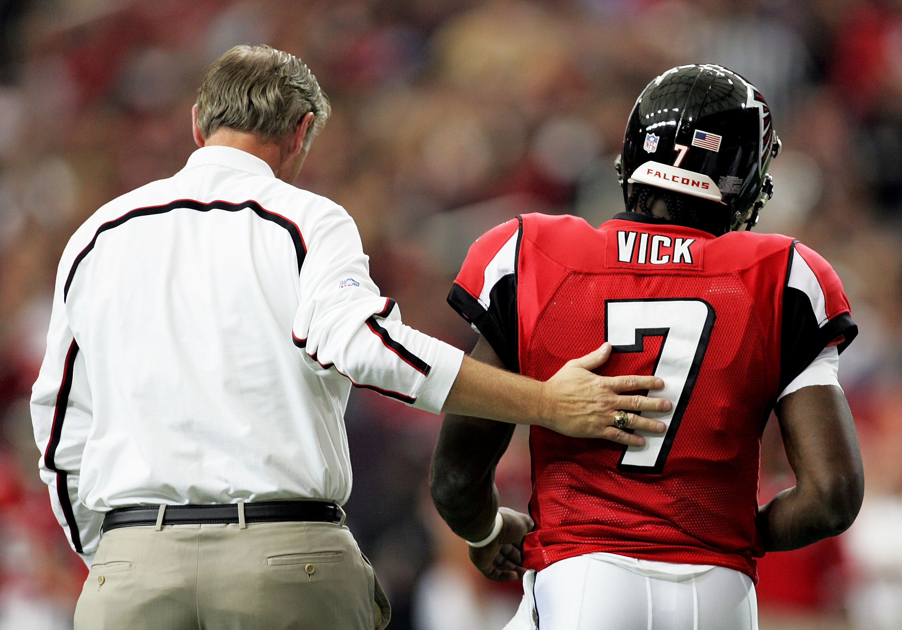 Falcons to start season without injured Vick