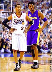 My favourite game: Iverson stuns Kobe's Lakers in the 2001 NBA finals, NBA