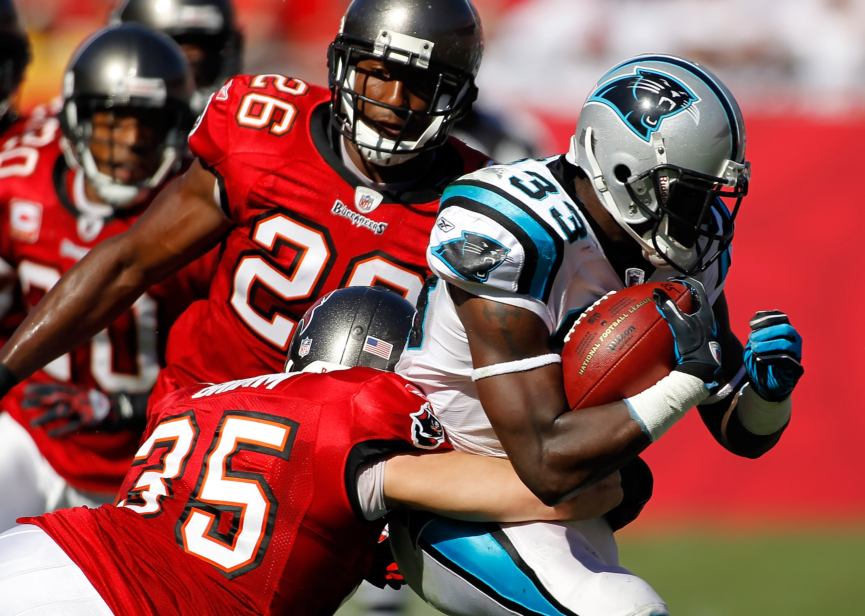 Tampa Bay Buccaneers' wide receiver Micheal Spurlock (17) takes a