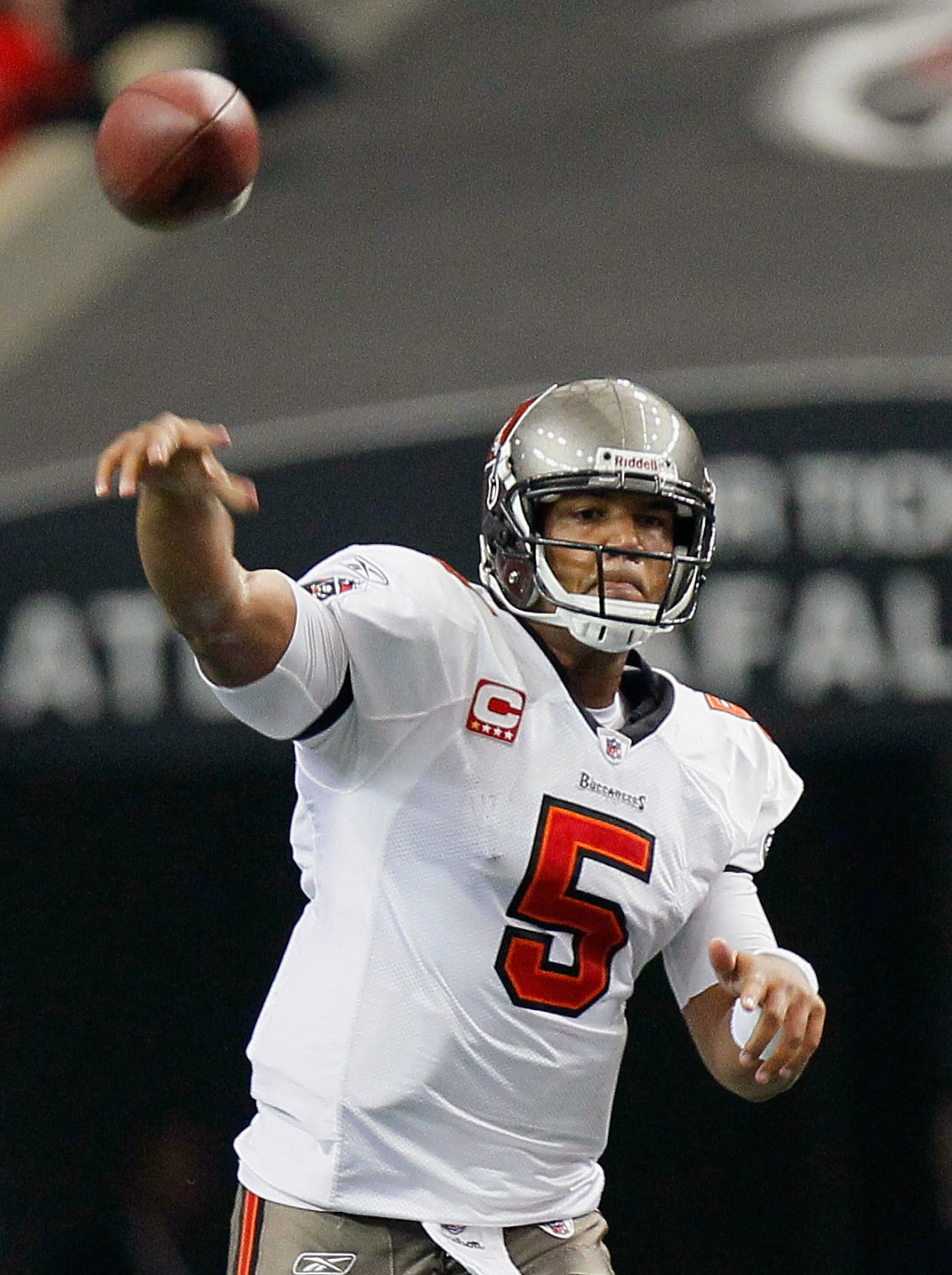 Tampa Bay Buccaneers' wide receiver Micheal Spurlock (17) watches