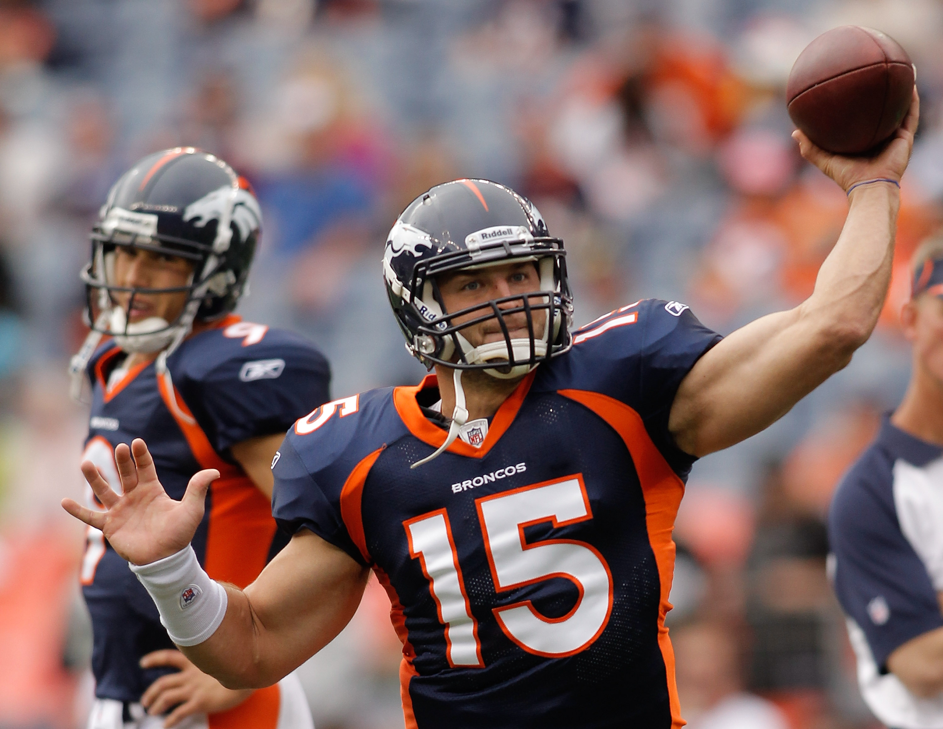 Lions batter Tebow, beat Broncos 45-10 - The San Diego Union-Tribune