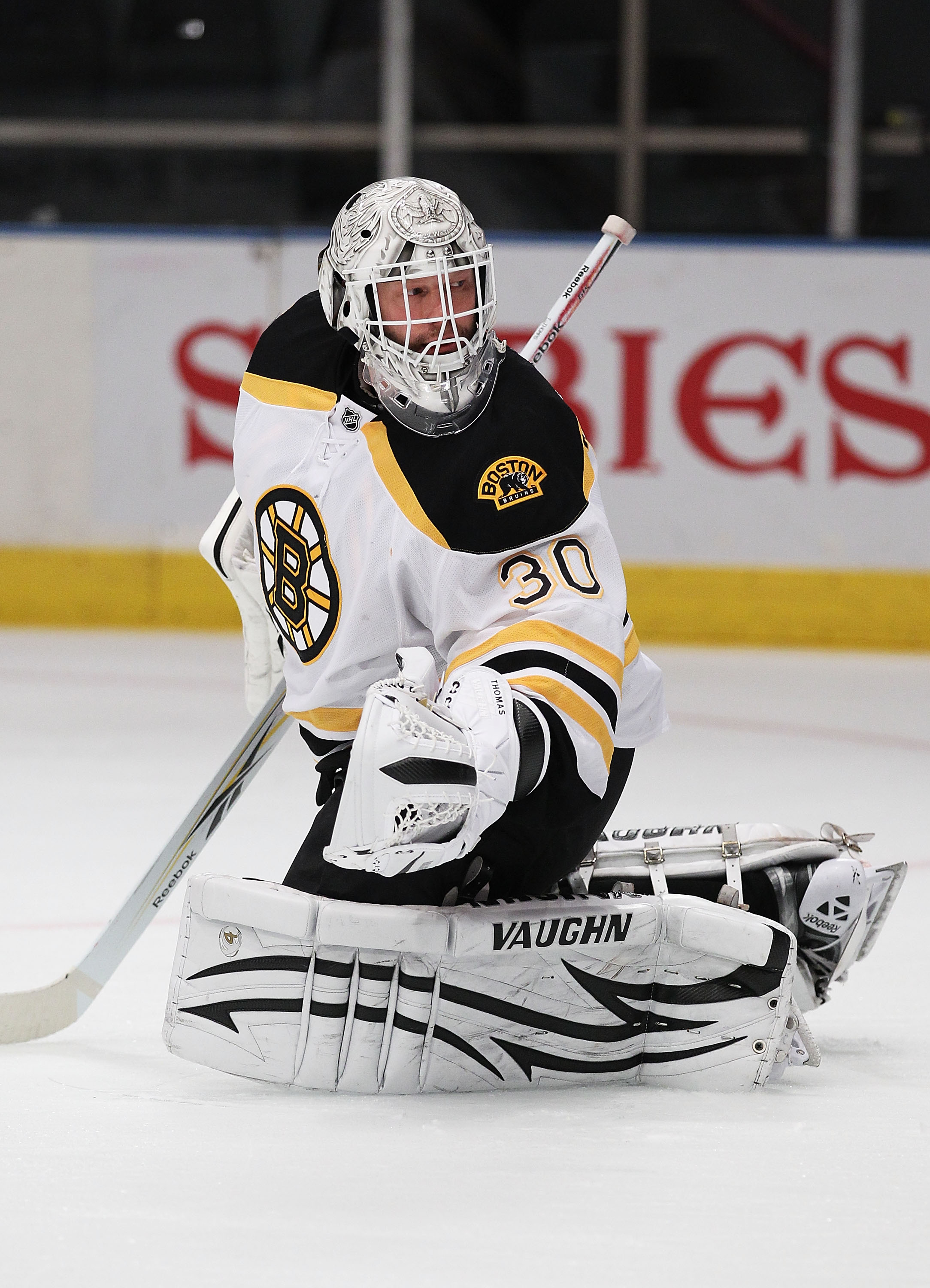 Boston Bruins Tim Thomas #30 Reebok ice hockey jersey NHL M goalie
