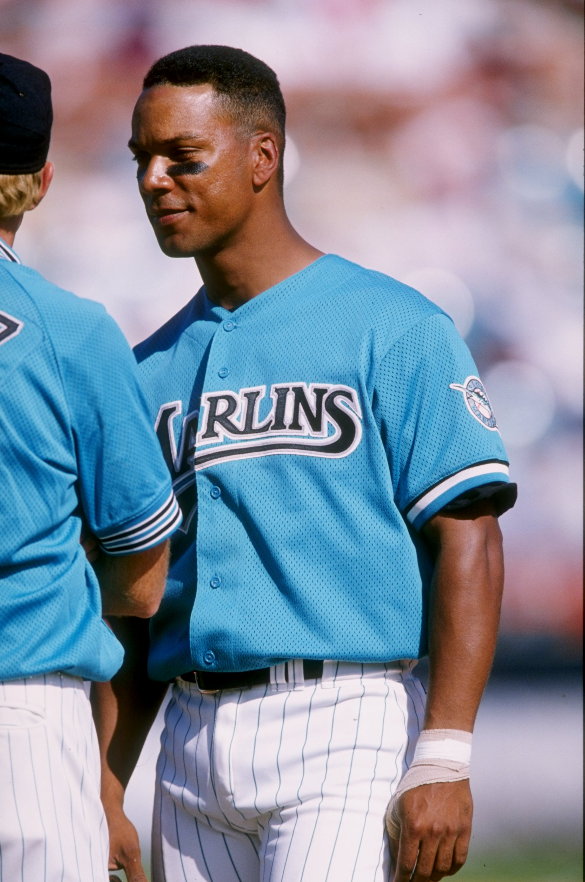 Moises Alou In Miami Marlins T-shirt