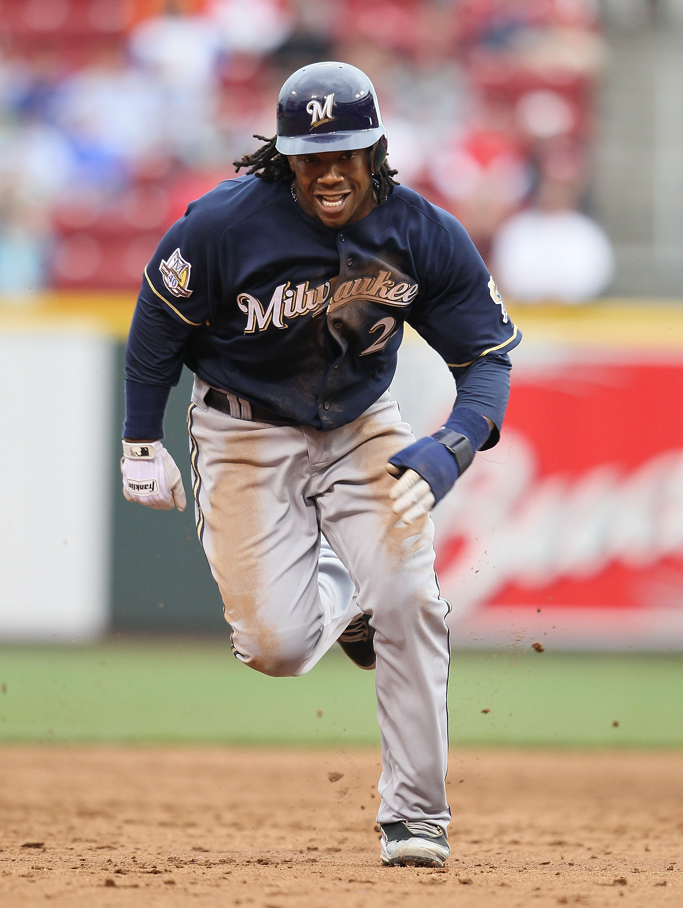 MILWAUKEE, WI - MAY 25: First baseman Prince Fielder #28 of the