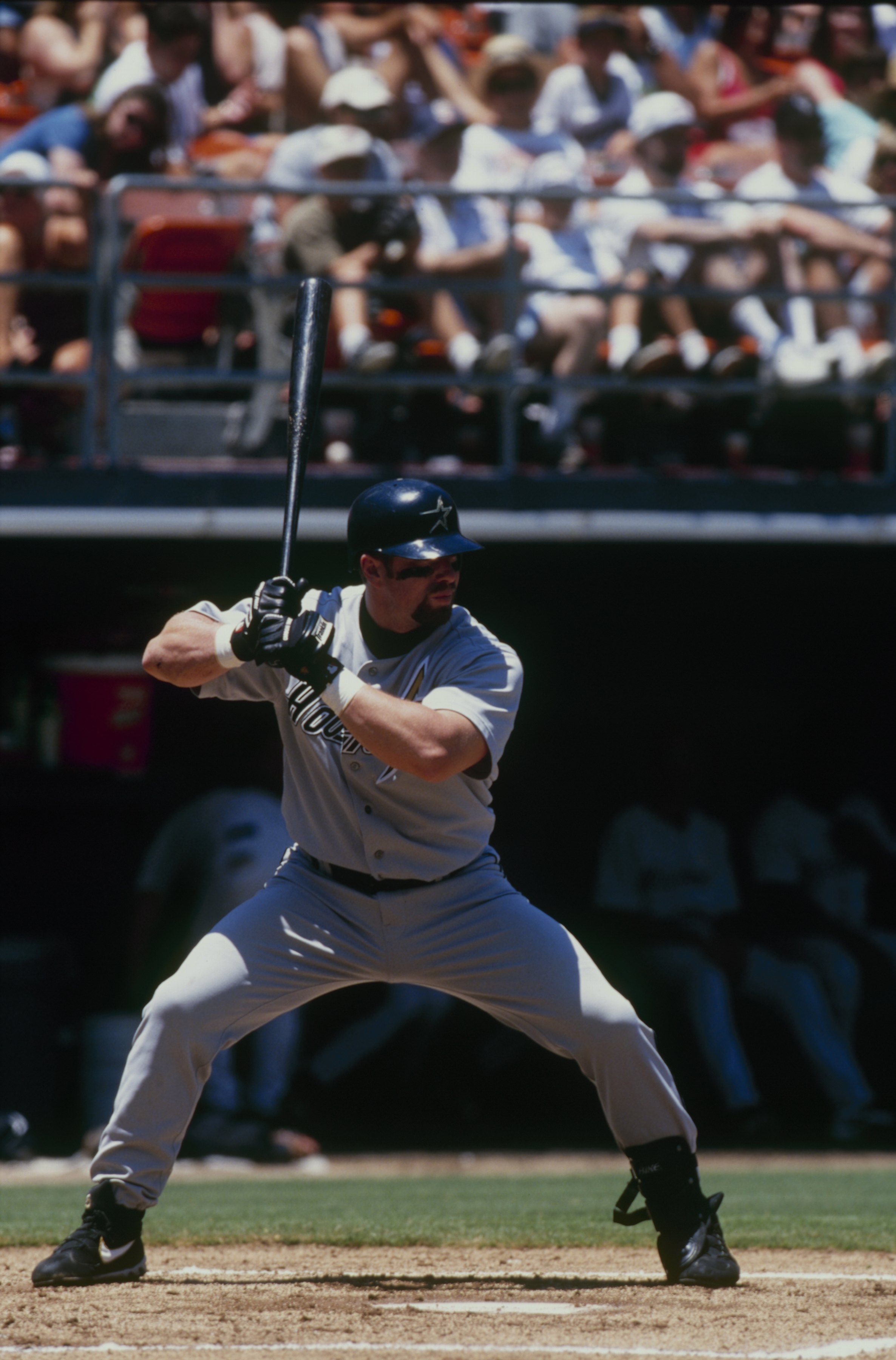 Jeff Bagwell of the Houston Astros stands ready at the plate