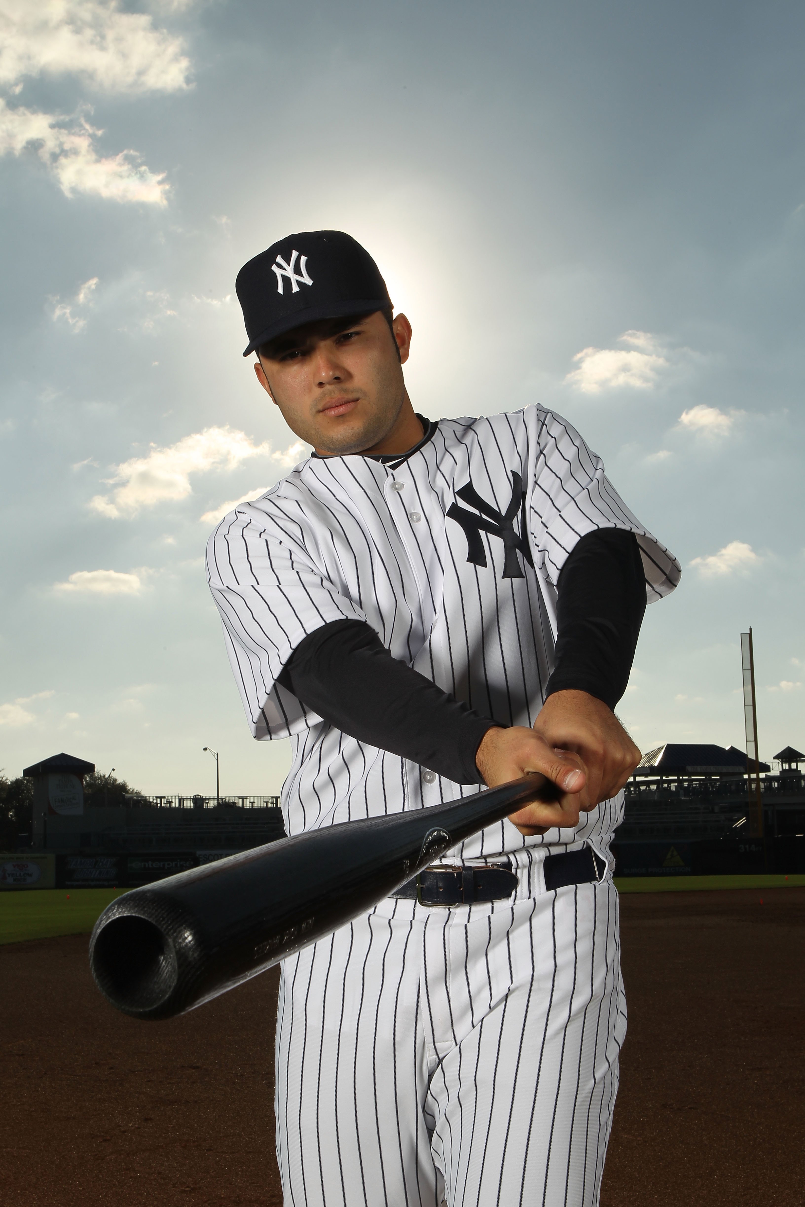 TAMPA, FL - FEBRUARY 25:  Jesus Montero #83 of the New York Yankees poses for a photo during Spring Training Media Photo Day at George M. Steinbrenner Field on February 25, 2010 in Tampa, Florida.  (Photo by Nick Laham/Getty Images)