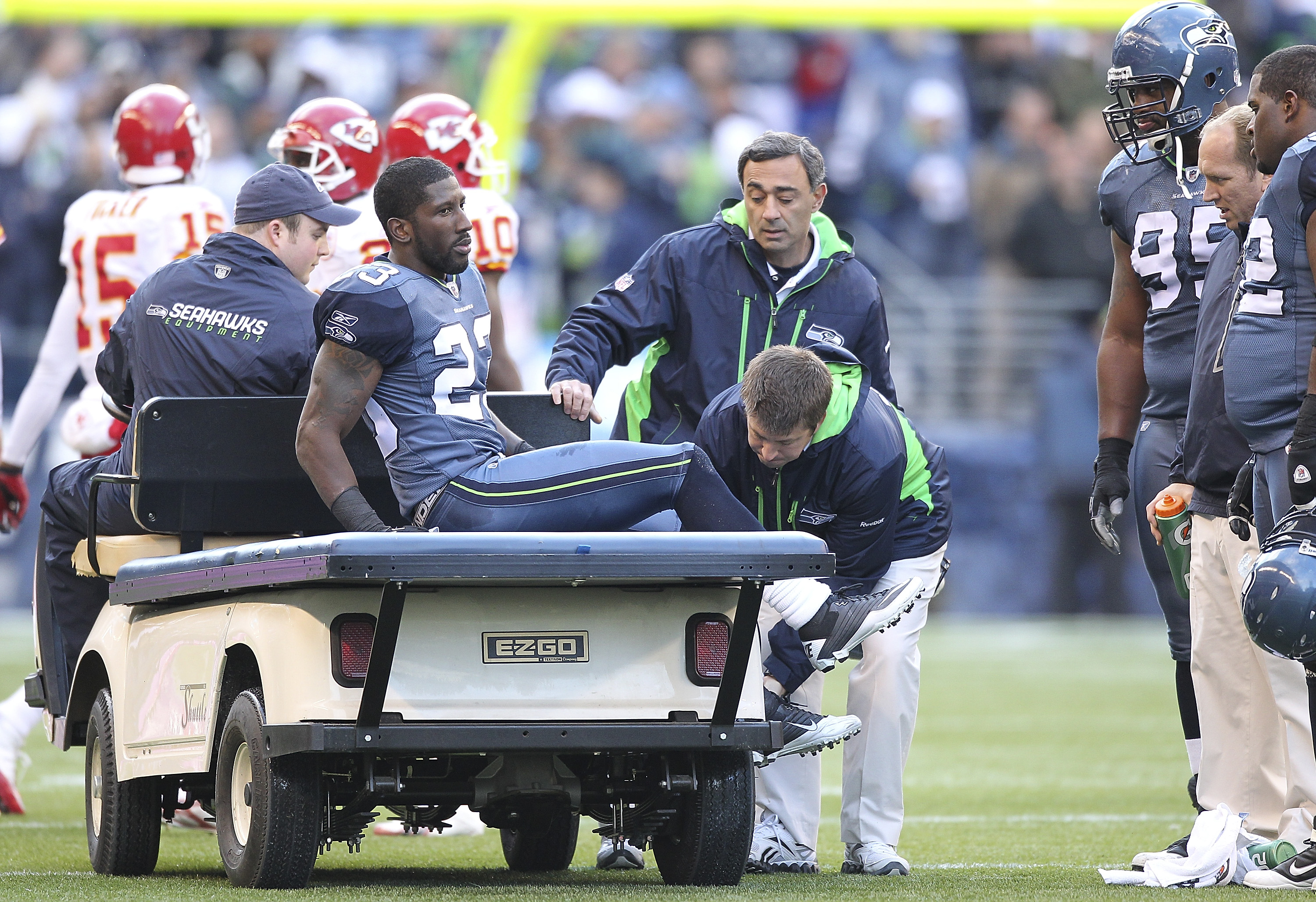 Thoughts from Seahawks training campwith cornerback Marcus Trufant