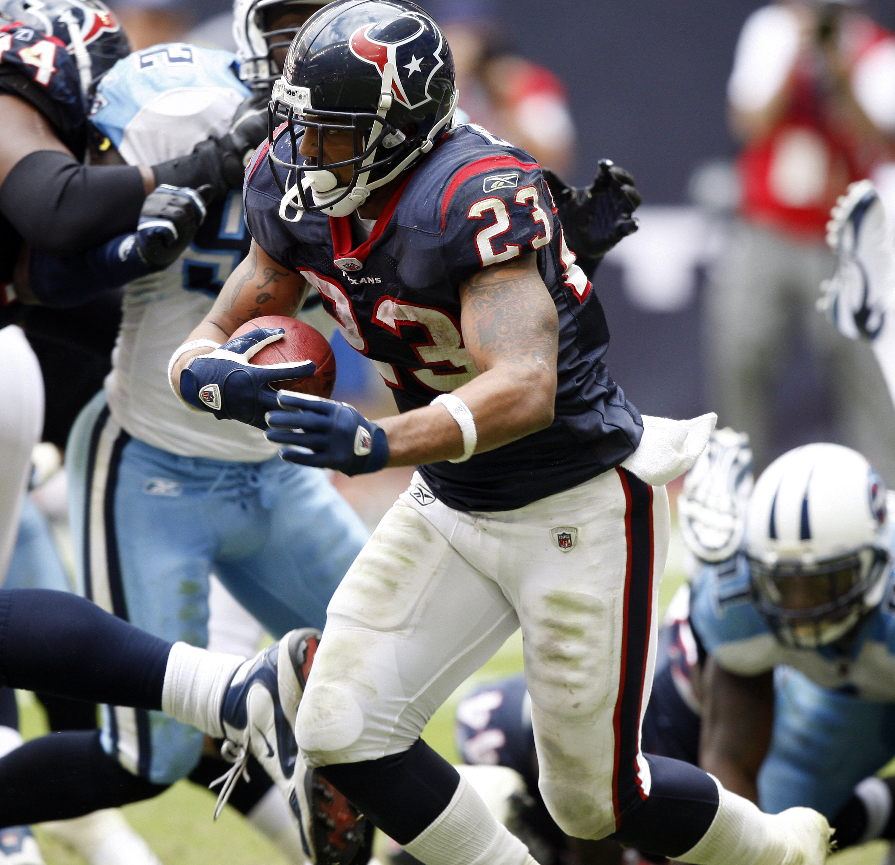 Texans' Arian Foster refuses to let Andre Johnson go