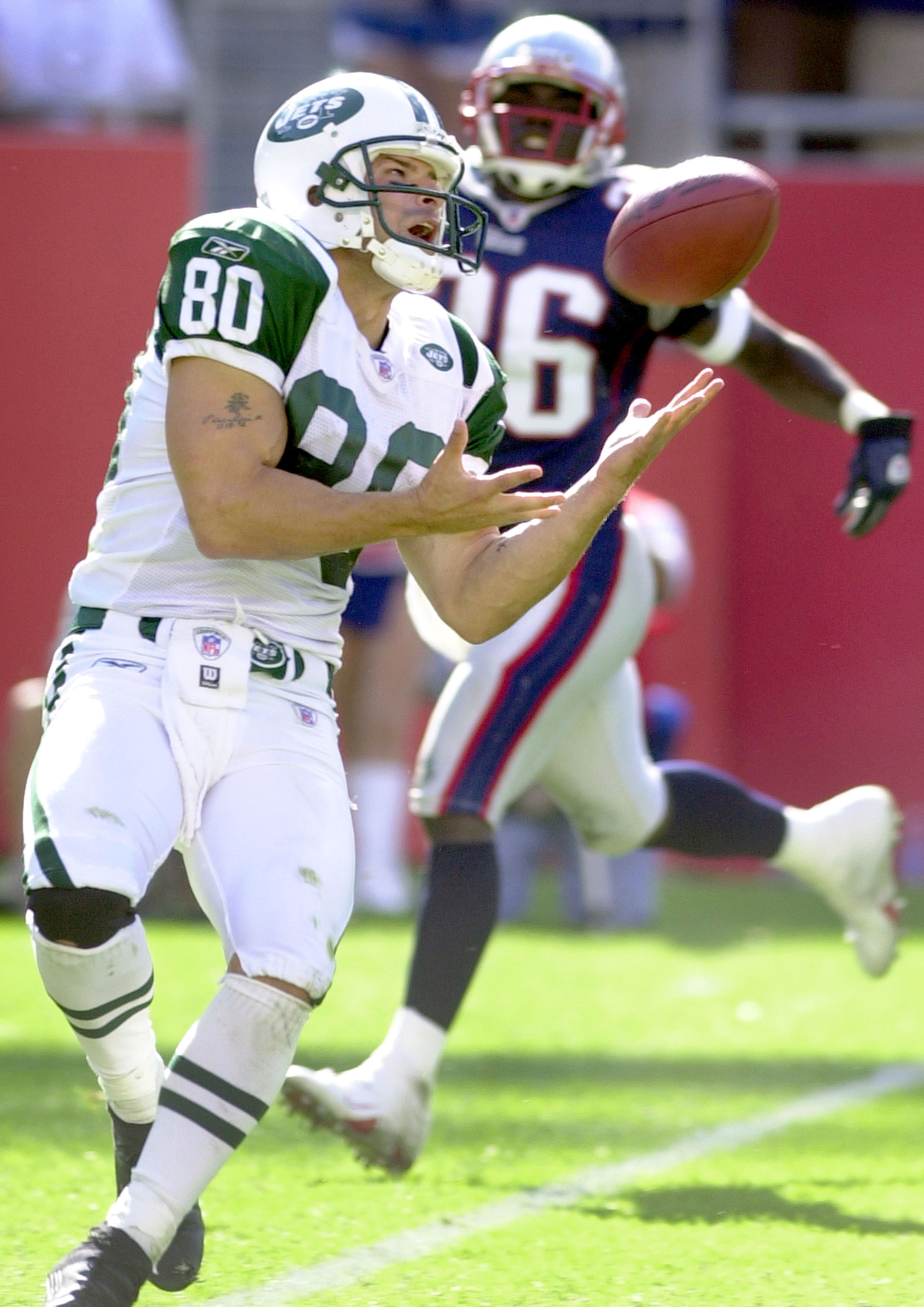 12 September 2004: New York Jets WR Wayne Chrebet, during the Jets