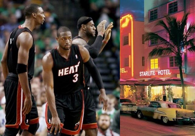 Stadium on X: These Miami Vice Heat jerseys are so fire they just might  get LeBron to come back to South Beach.  / X