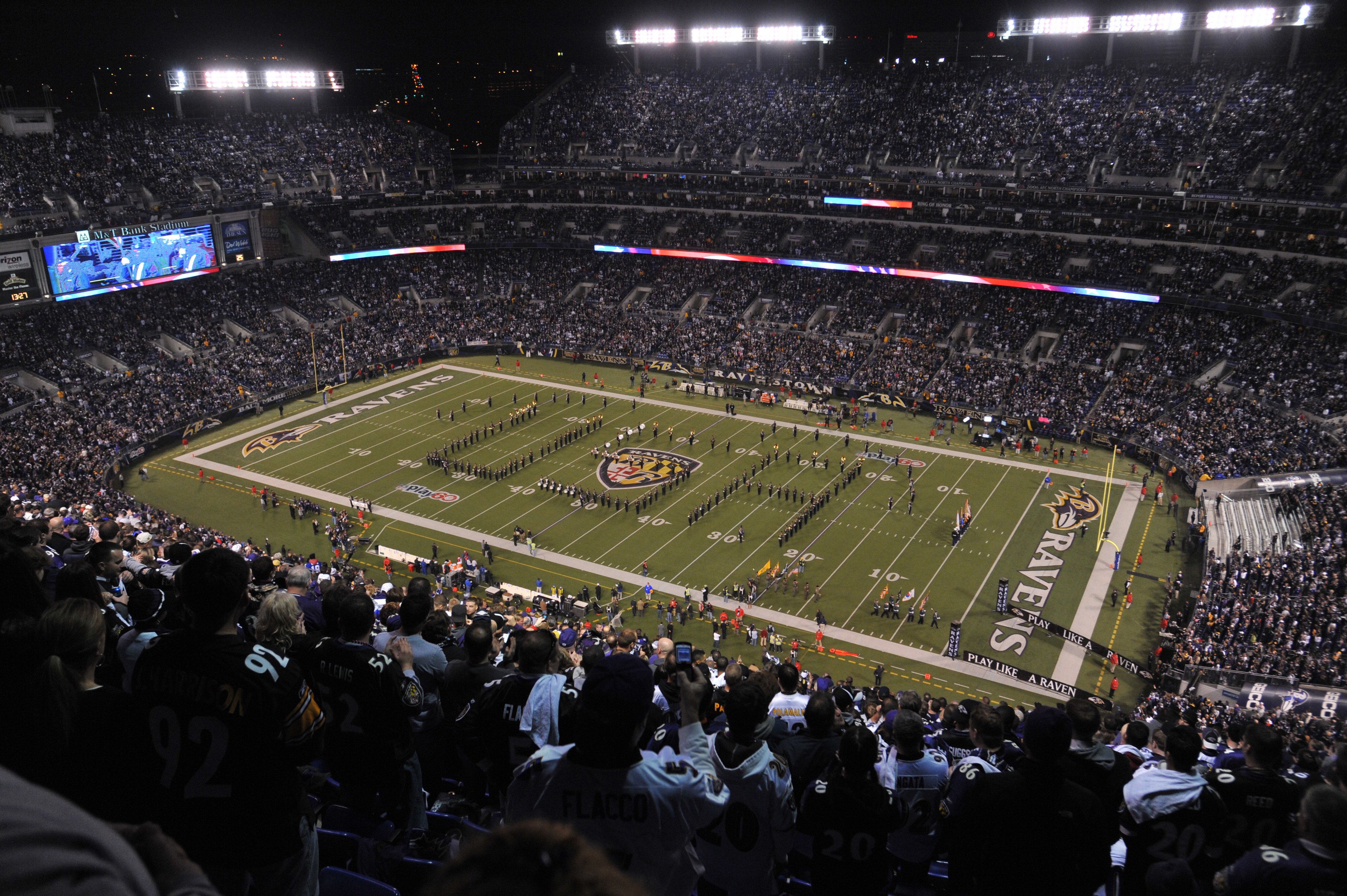 M&T Bank Stadium, Pittsburgh Steelers vs. Baltimore Ravens…