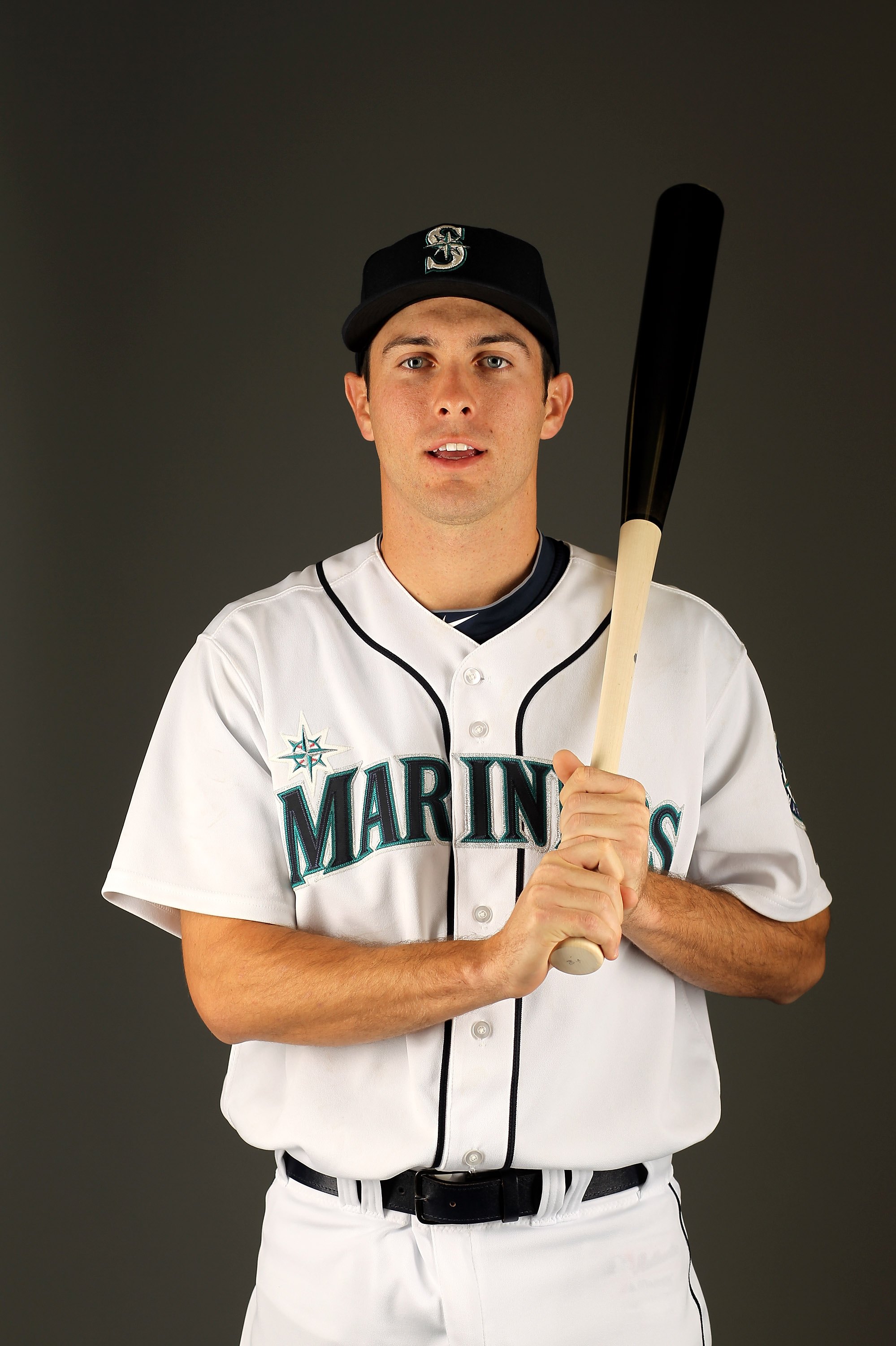 PEORIA, AZ - FEBRUARY 25:  Dustin Ackley of the Seattle Mariners poses during photo media day at the Mariners spring training complex on February 25, 2010 in Peoria, Arizona.  (Photo by Ezra Shaw/Getty Images)
